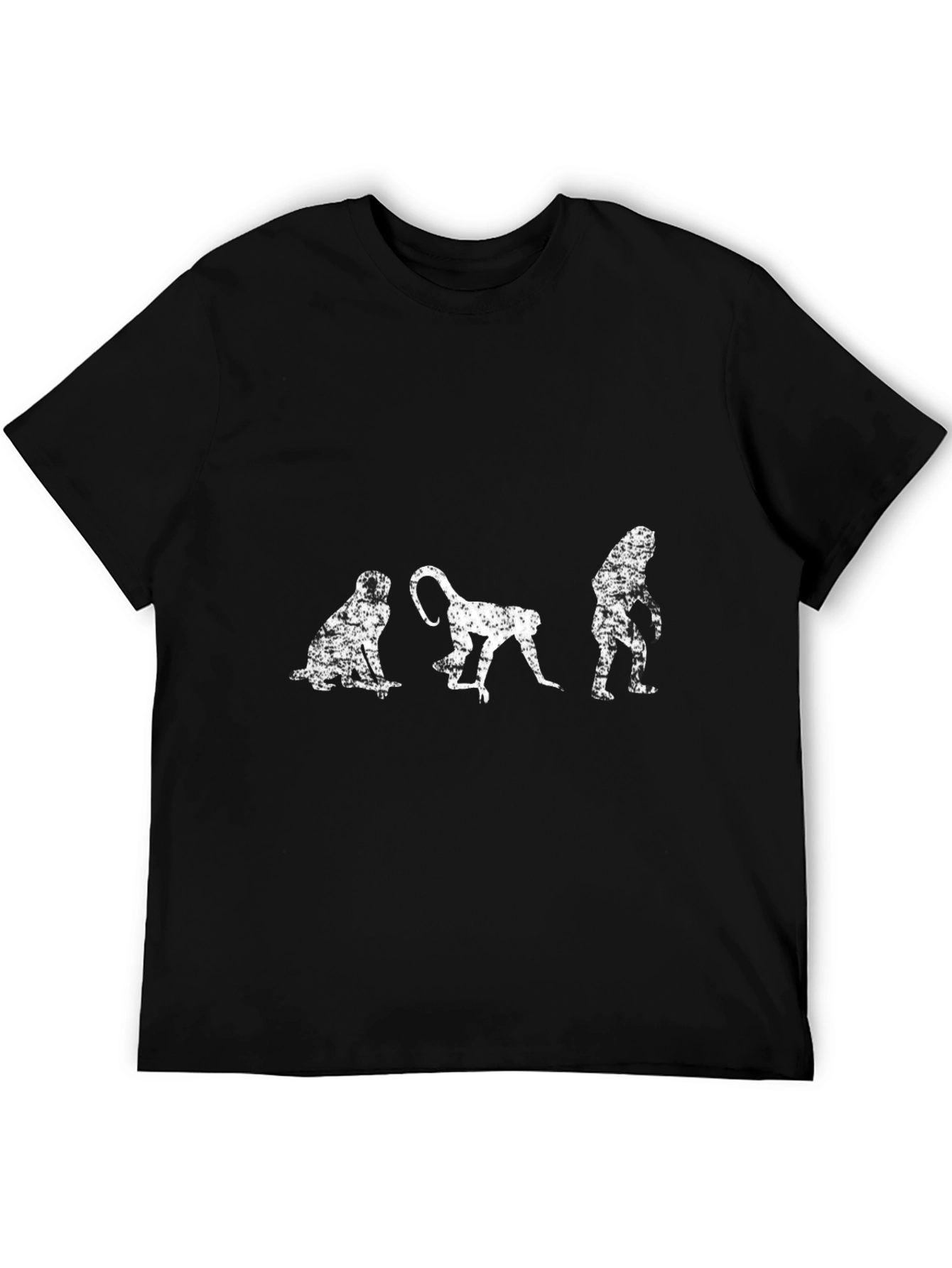 Evolution Graphic T-Shirt - Black Cotton Tee