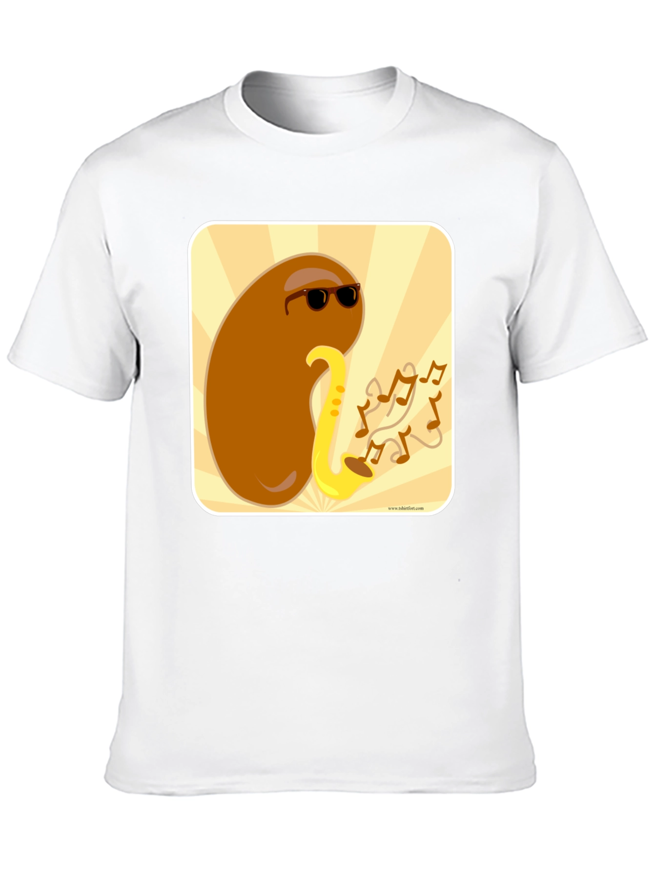 Cool Bean Sax Player Graphic T-Shirt