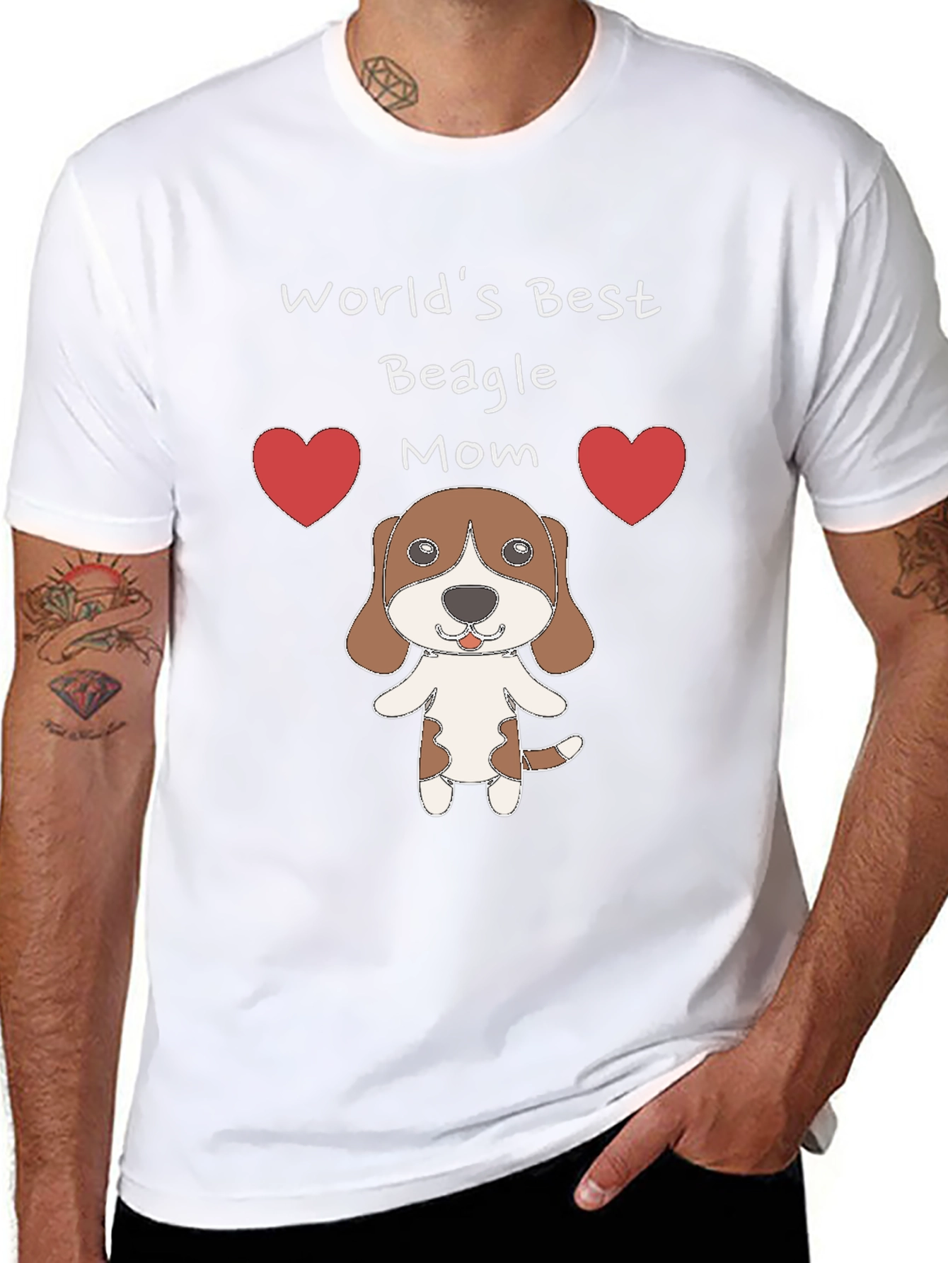 Worlds Best Beagle Mom T-Shirt