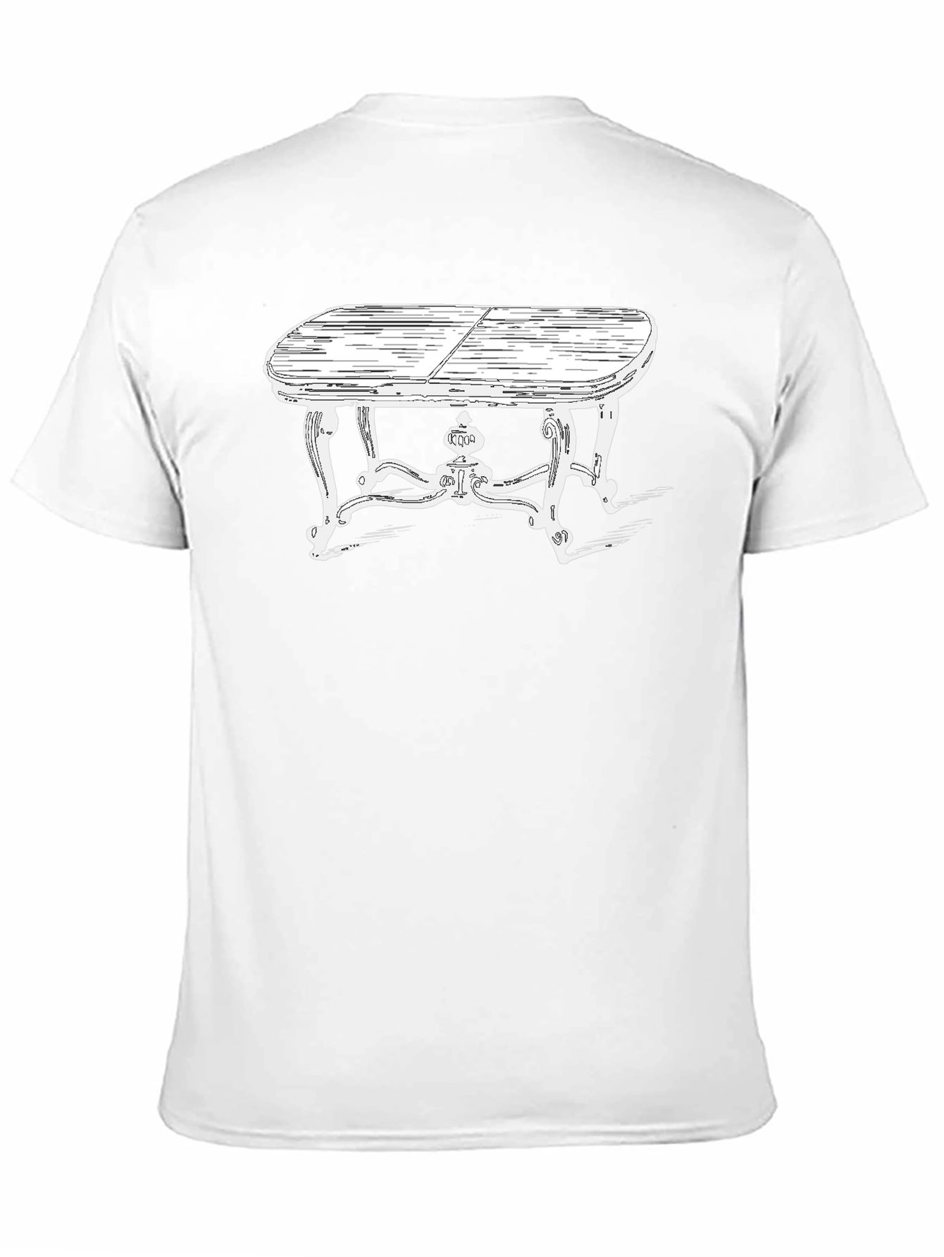 Black Table Sketch Graphic Tee