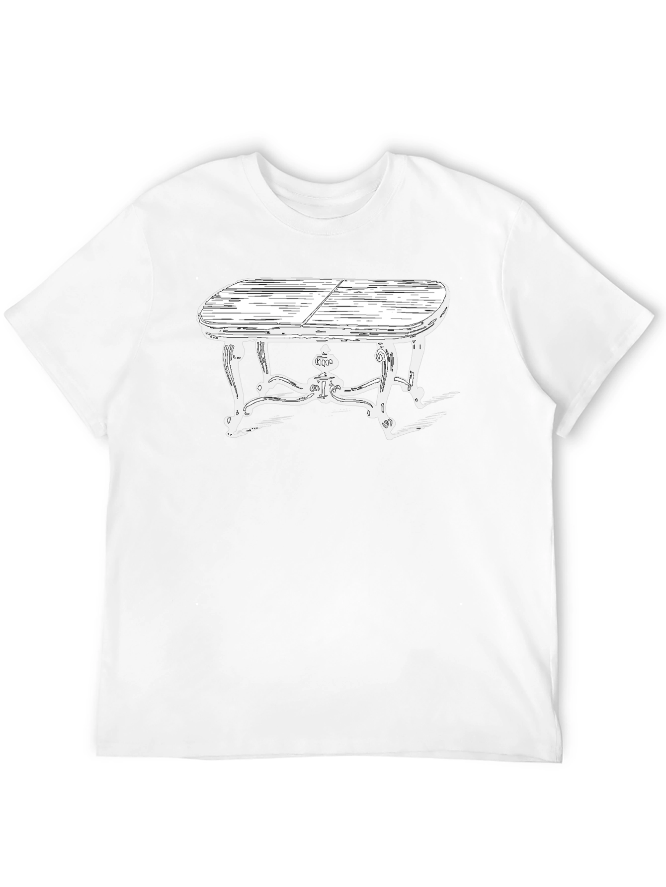 Black Table Sketch Graphic Tee