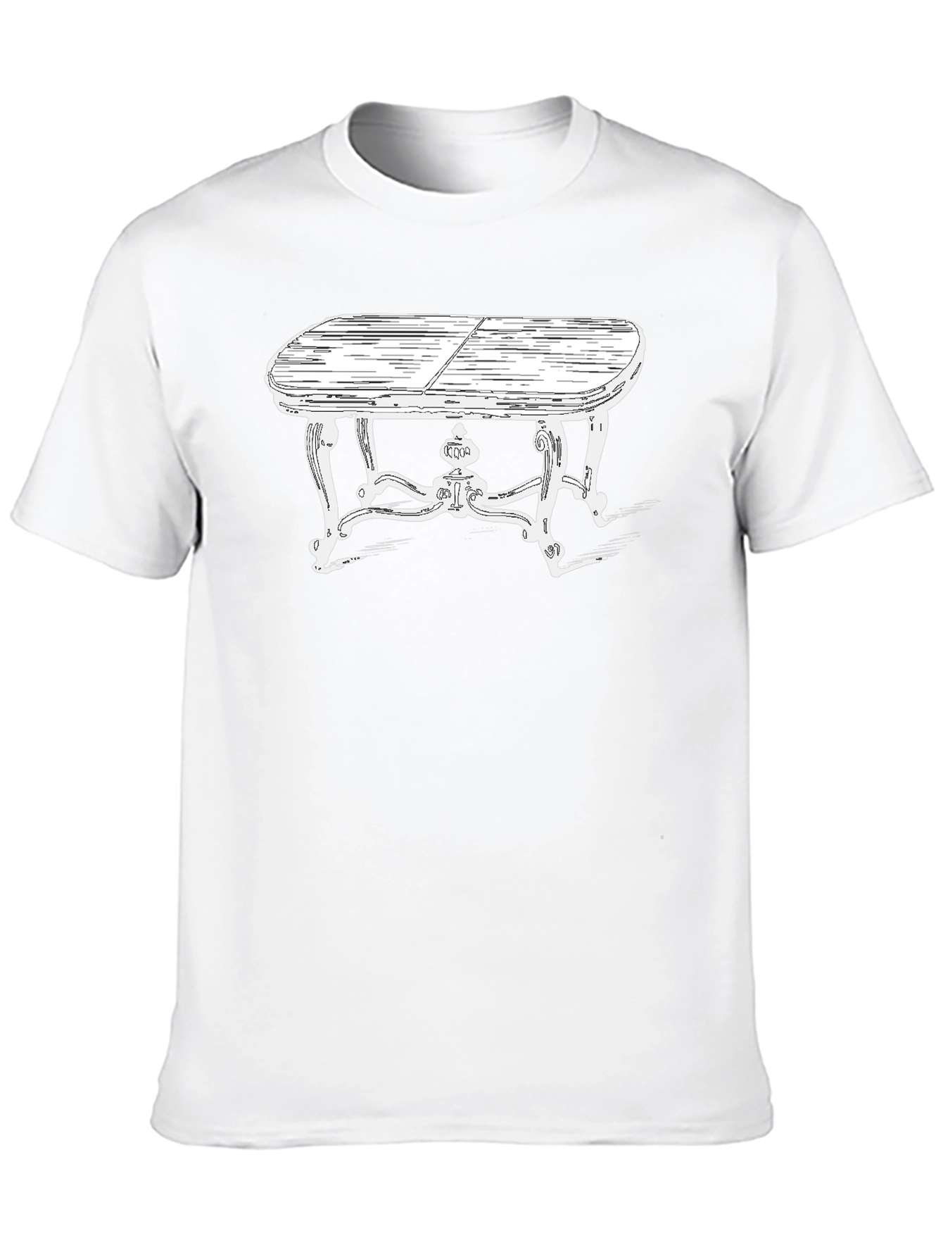 Black Table Sketch Graphic Tee