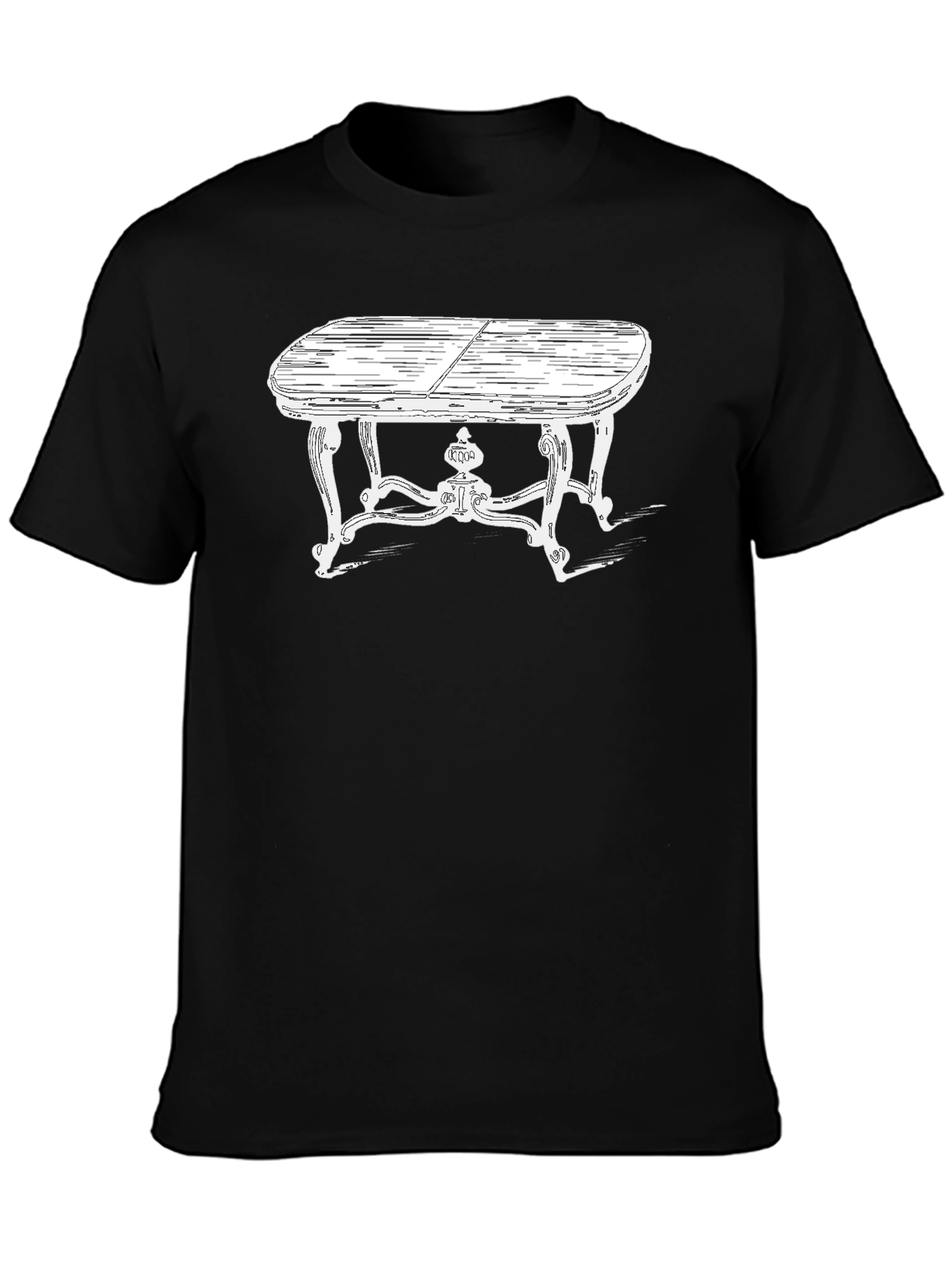 Black Table Sketch Graphic Tee