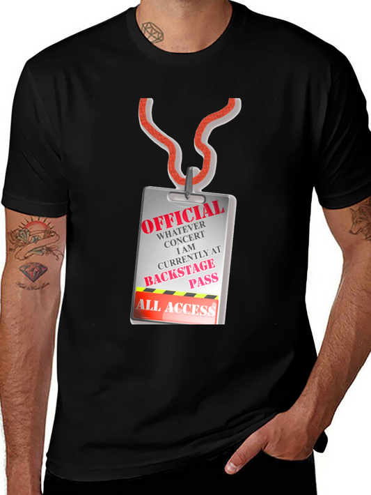 Backstage Pass Graphic T-Shirt - All Access Concert Tee