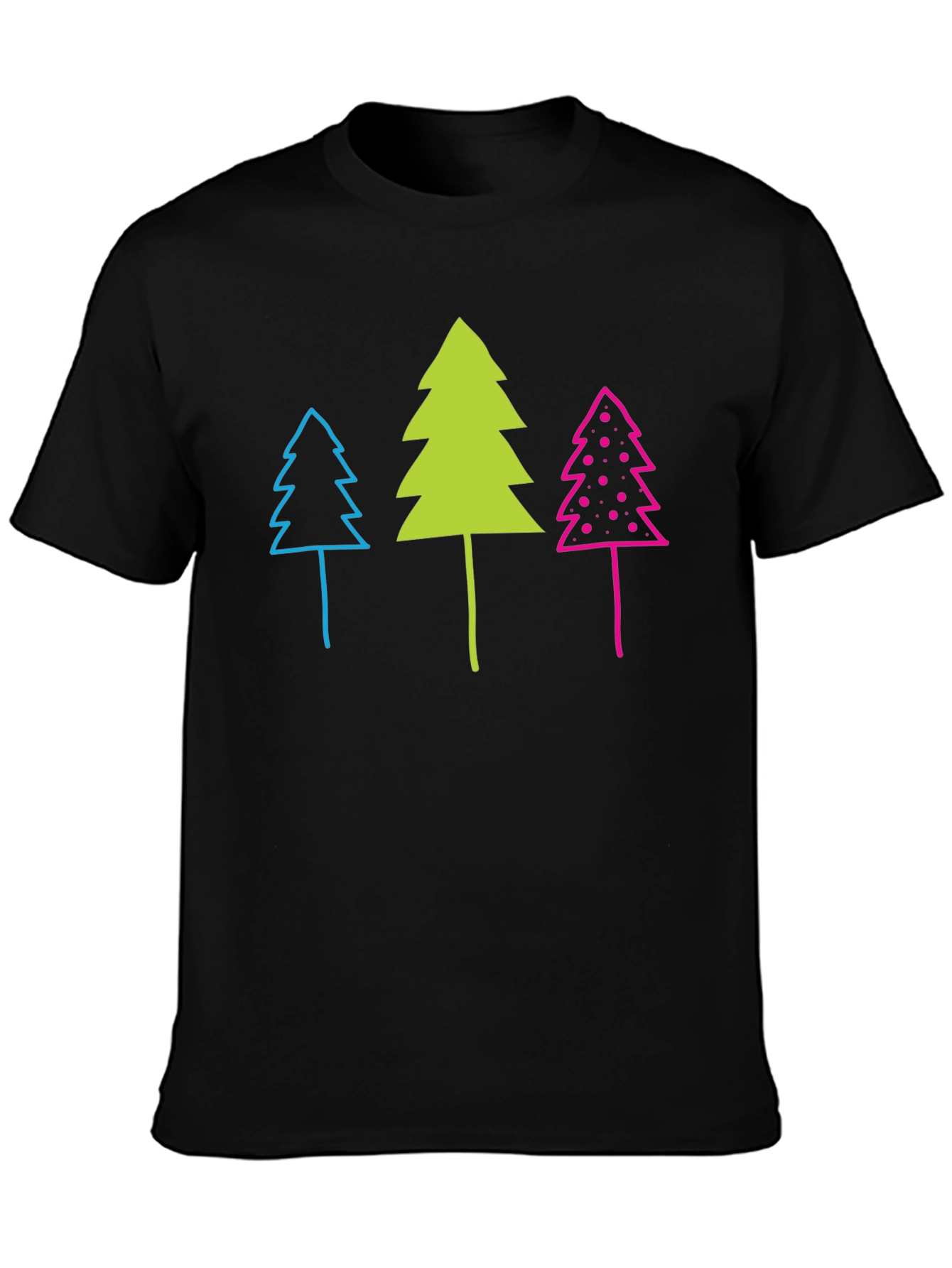 Funky Forest Tee - Whimsical Tree Graphic T-Shirt
