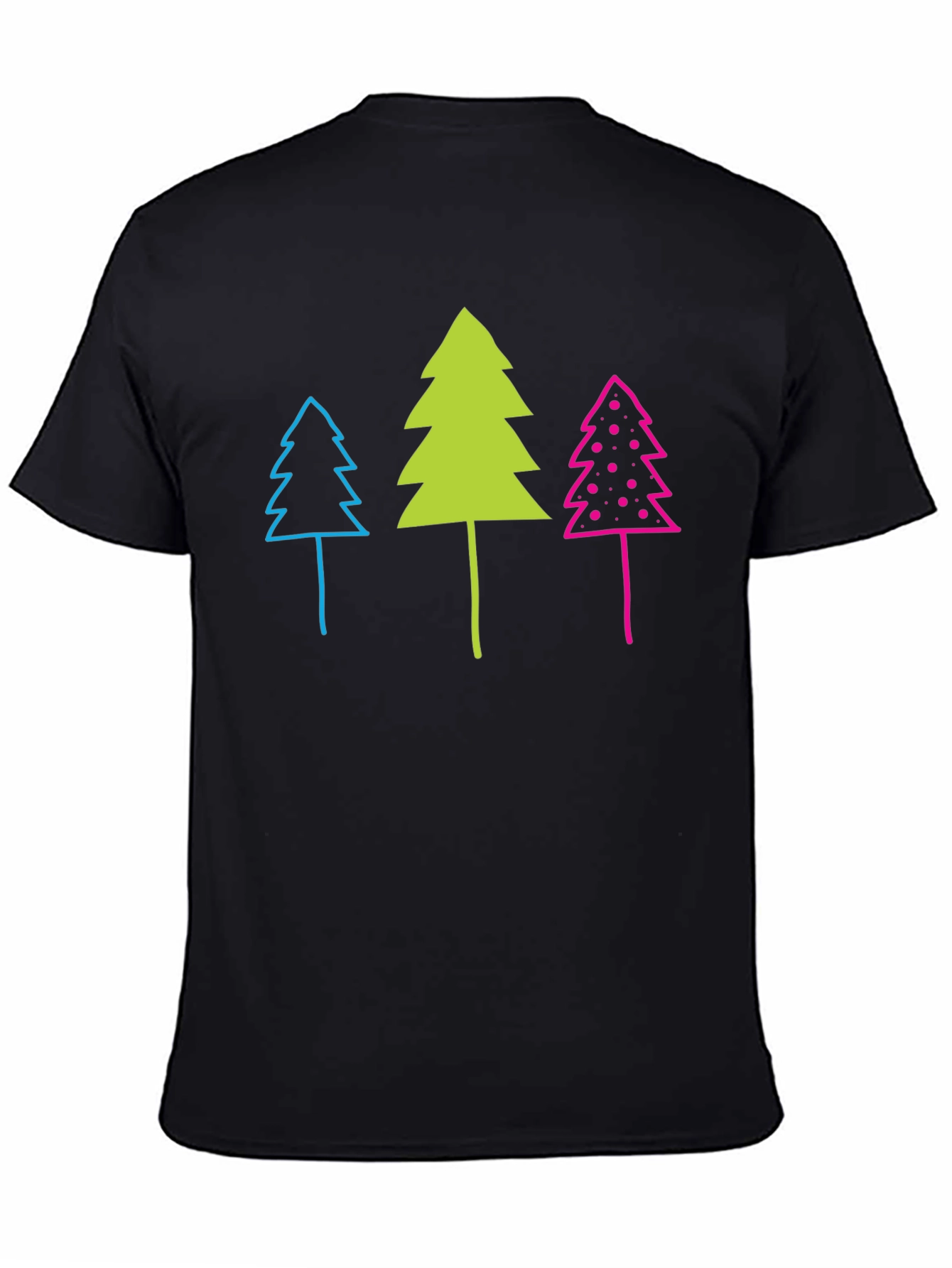 Funky Forest Tee - Whimsical Tree Graphic T-Shirt