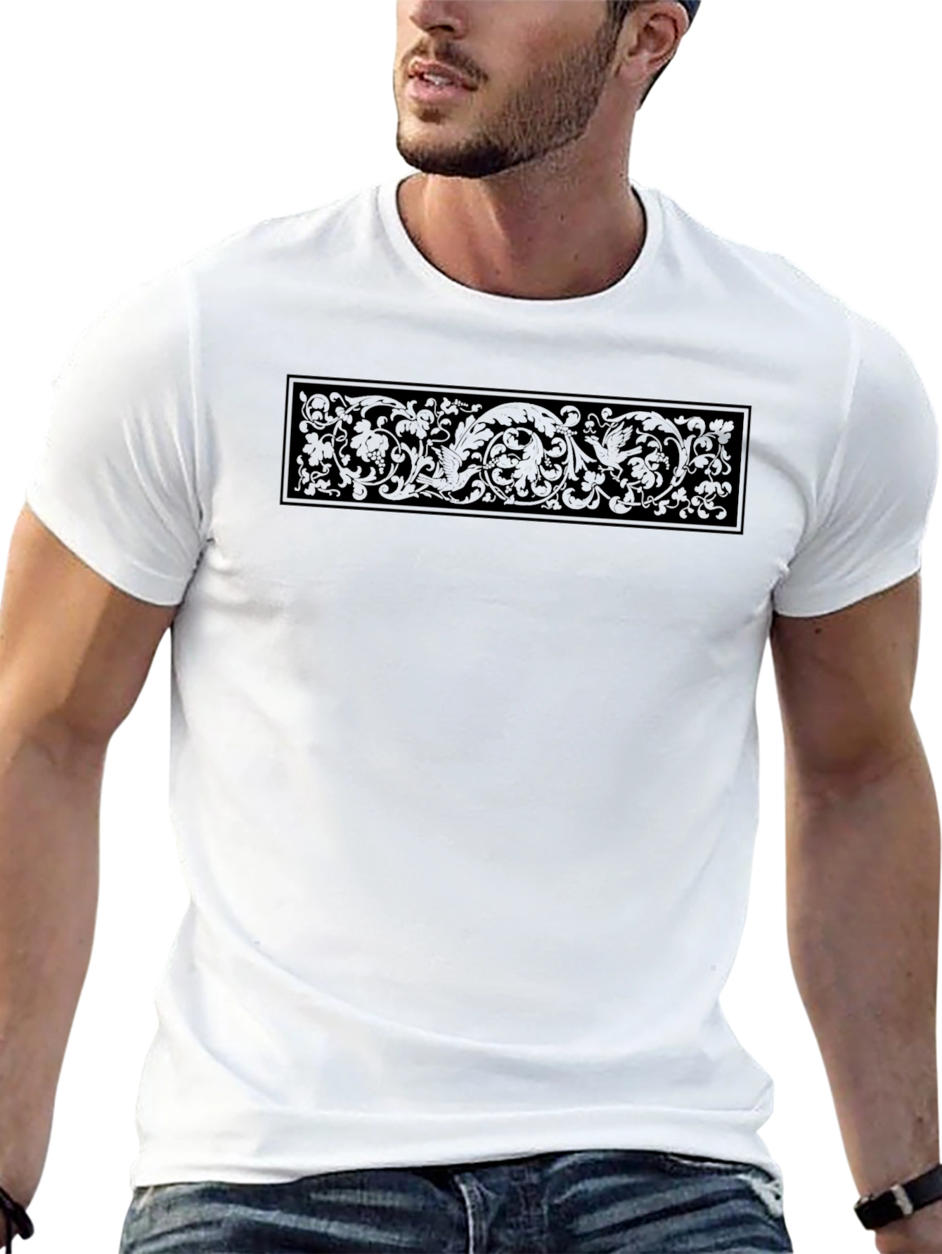 Stylish Black Graphic Tee