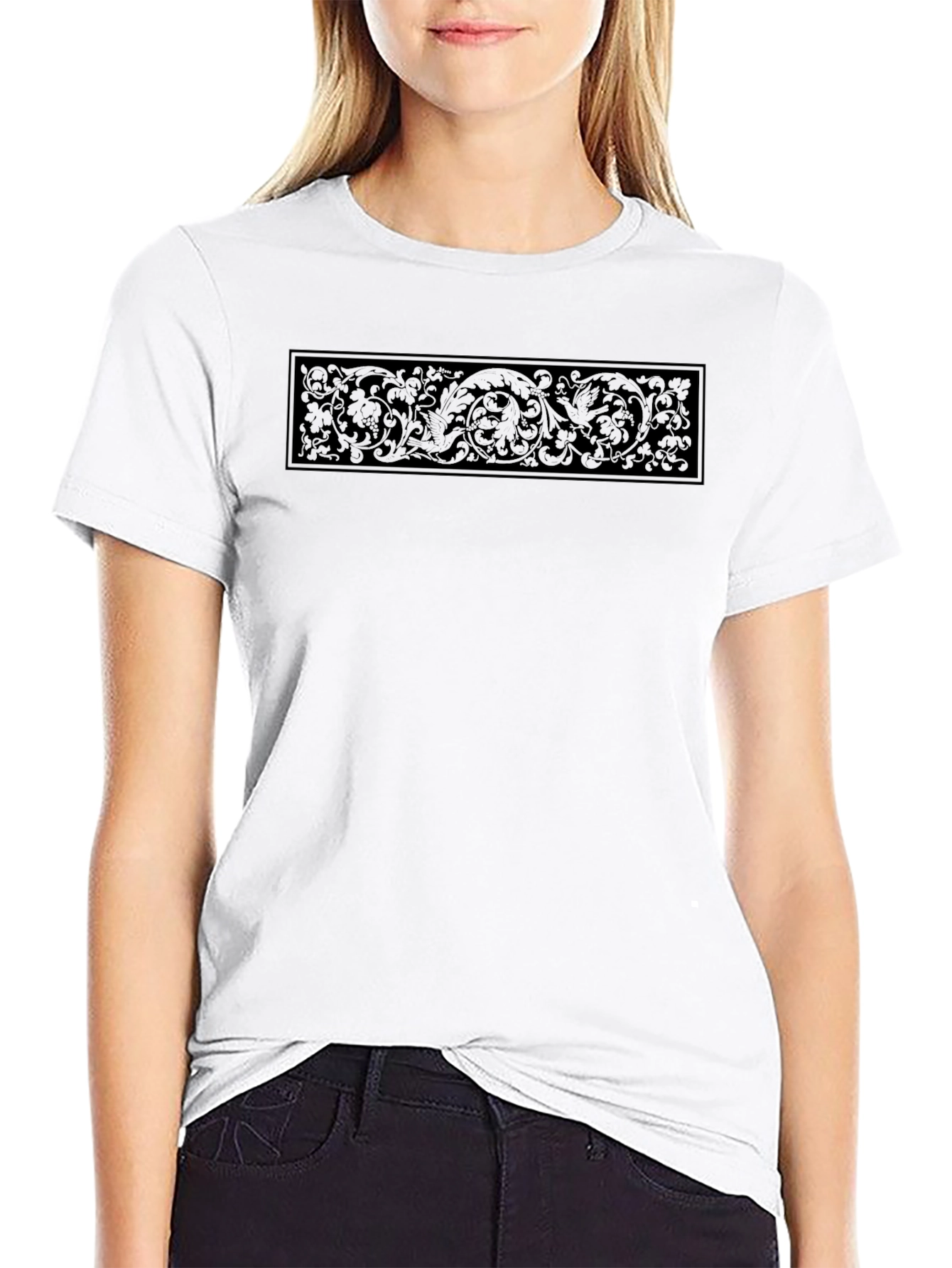 Stylish Black Graphic Tee