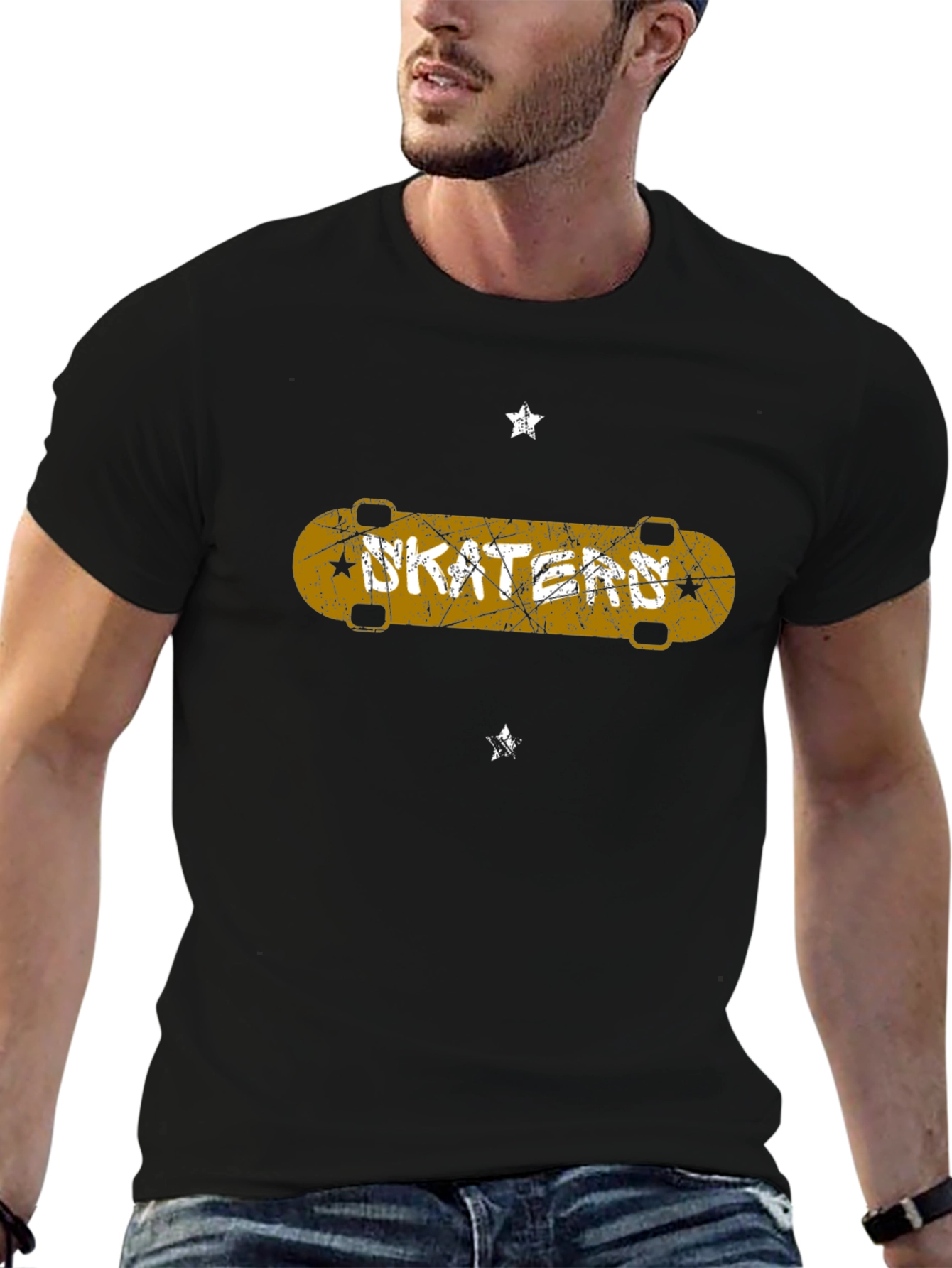 Skateboard Graphic T-Shirt - Cool Casual Wear
