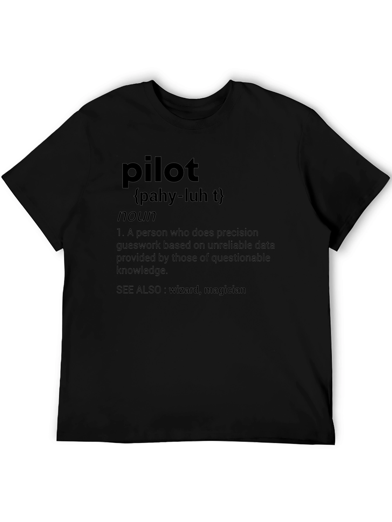 Pilot Definition Graphic T-Shirt