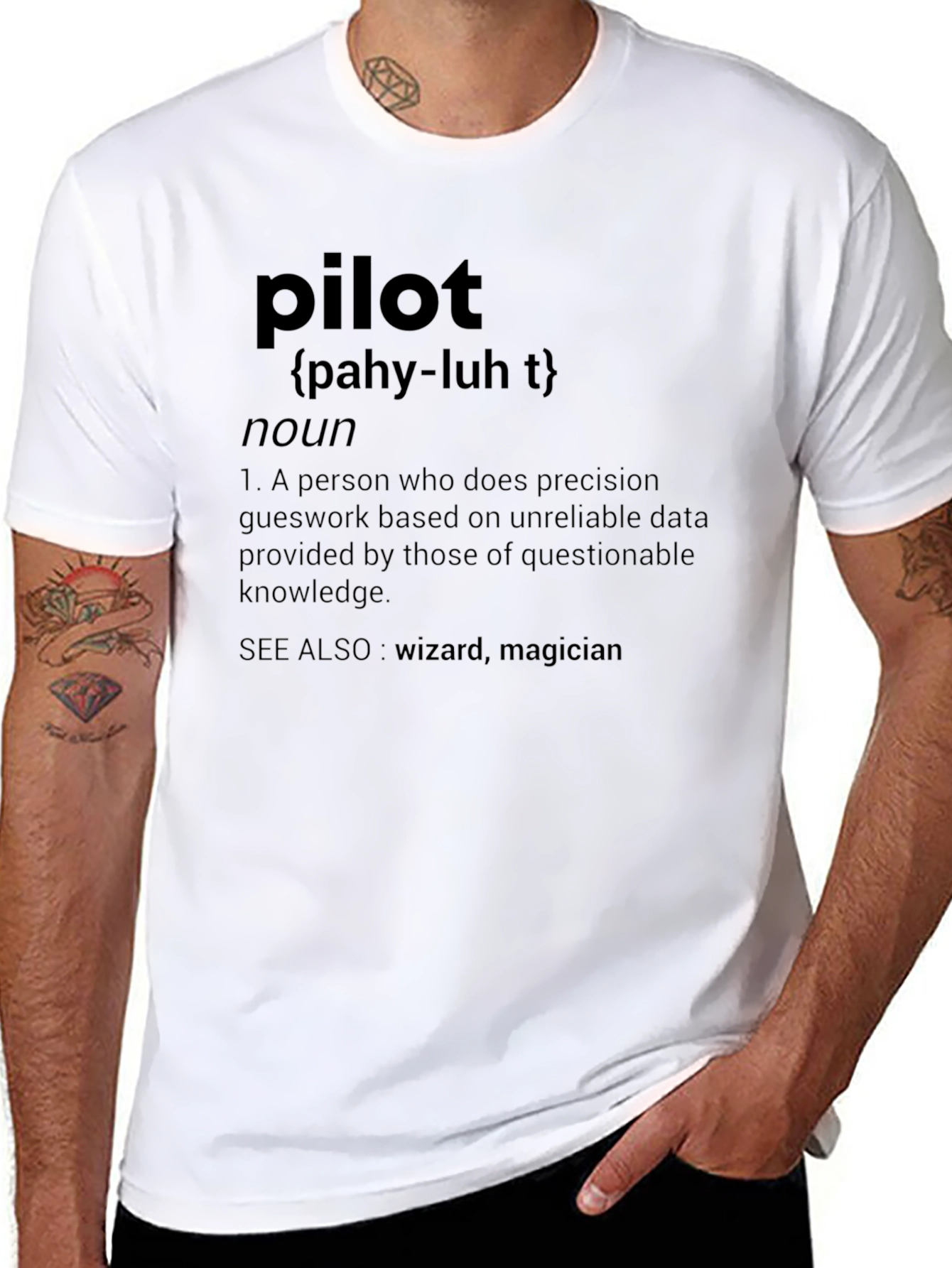 Pilot Definition Graphic T-Shirt