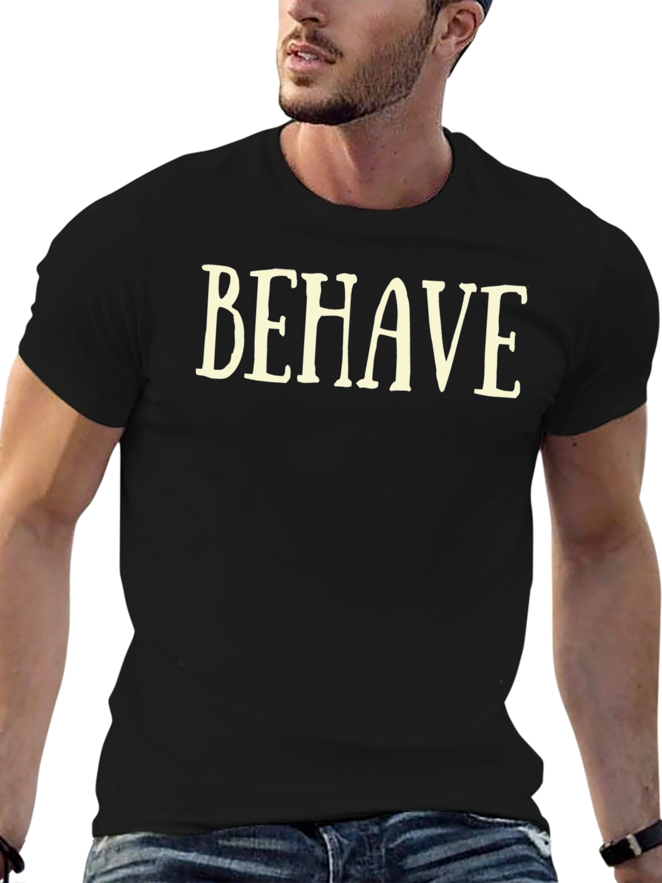Behave T-Shirt - Classic Black Tee