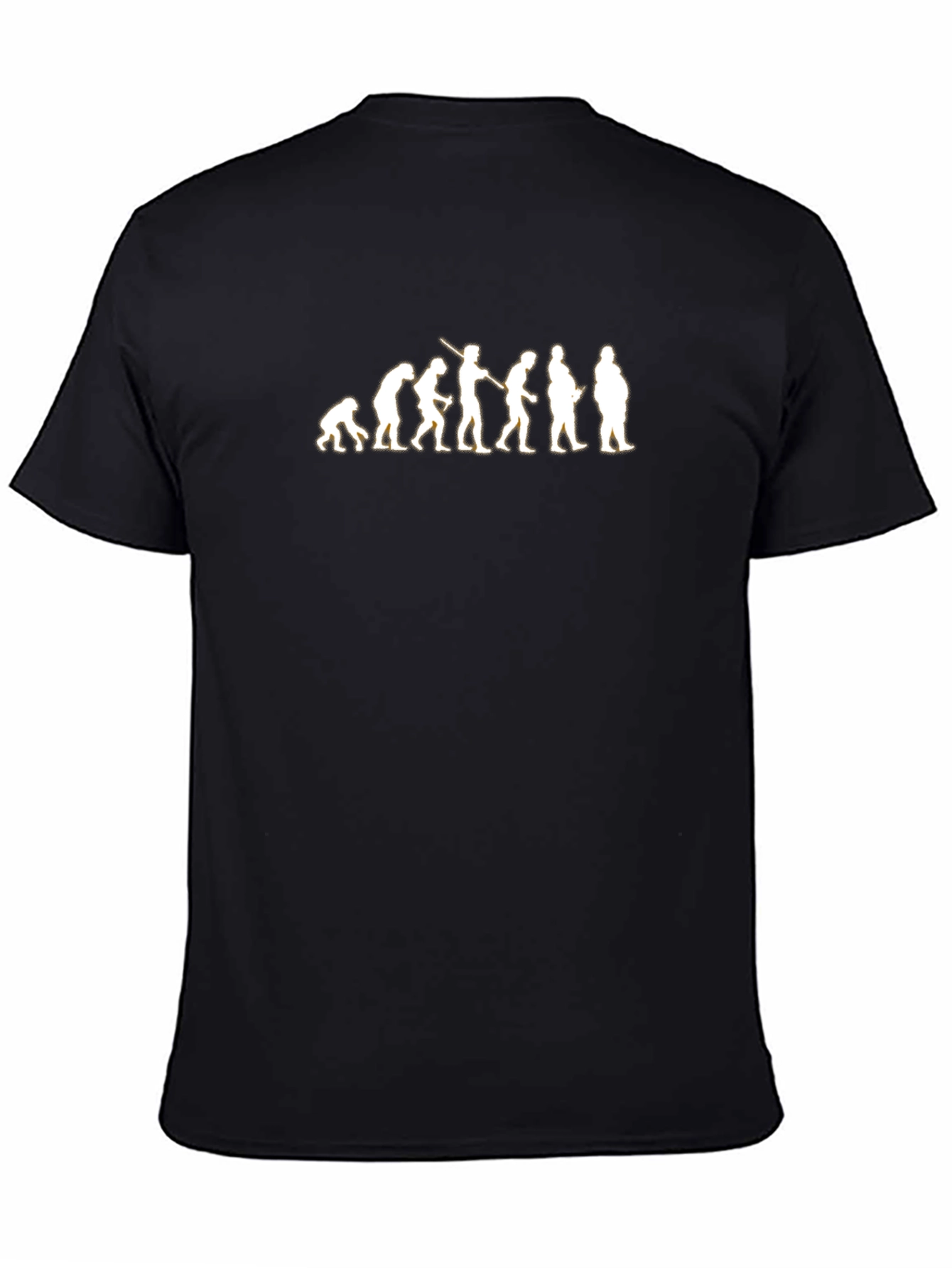 Evolution of Man Graphic Tee - Black T-Shirt