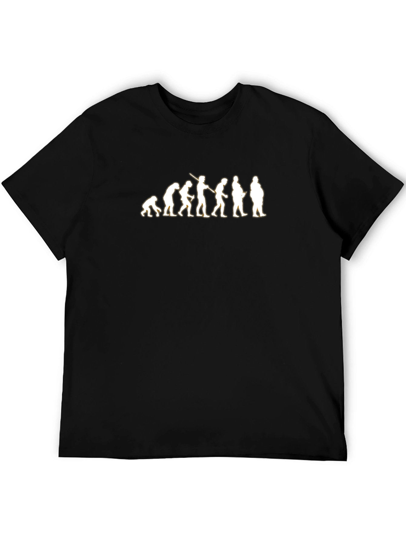 Evolution of Man Graphic Tee - Black T-Shirt