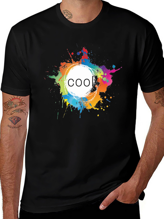 Cool Splatter T-Shirt - Stylish Graphic Tee