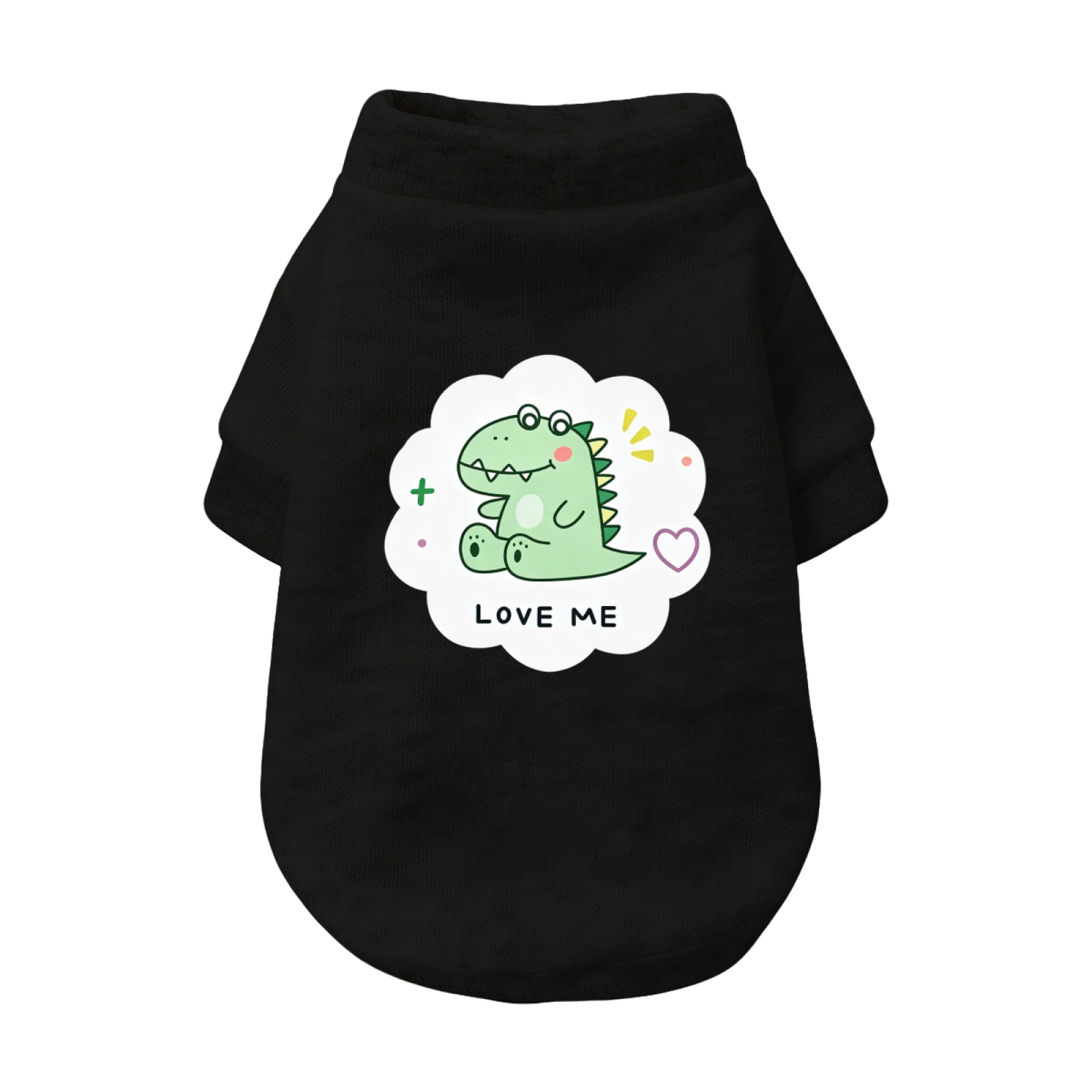 LOVE ME Letter Print Pet Casual Cardigan Sweater