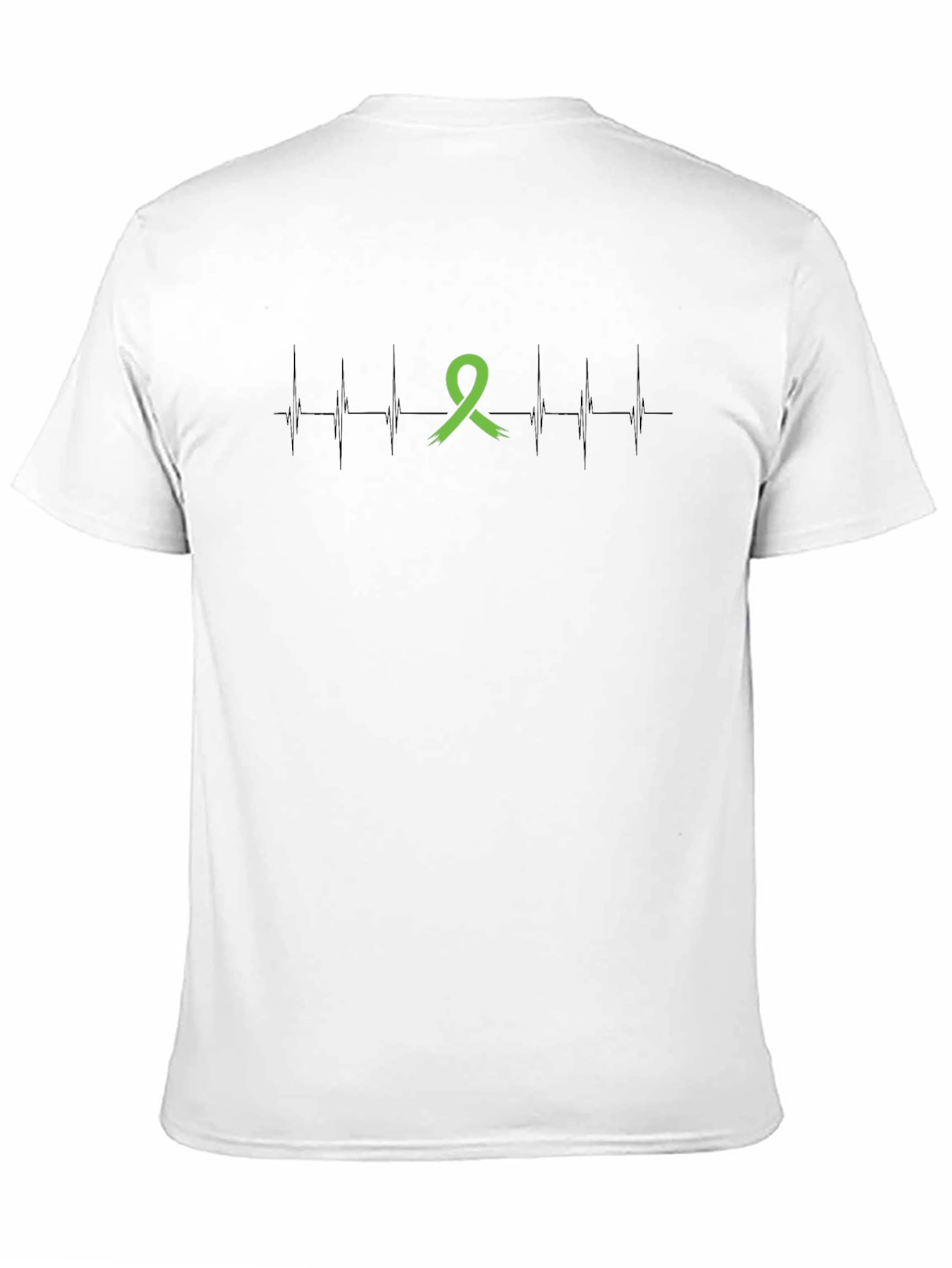 Mental Health Awareness Ribbon Black T-Shirt