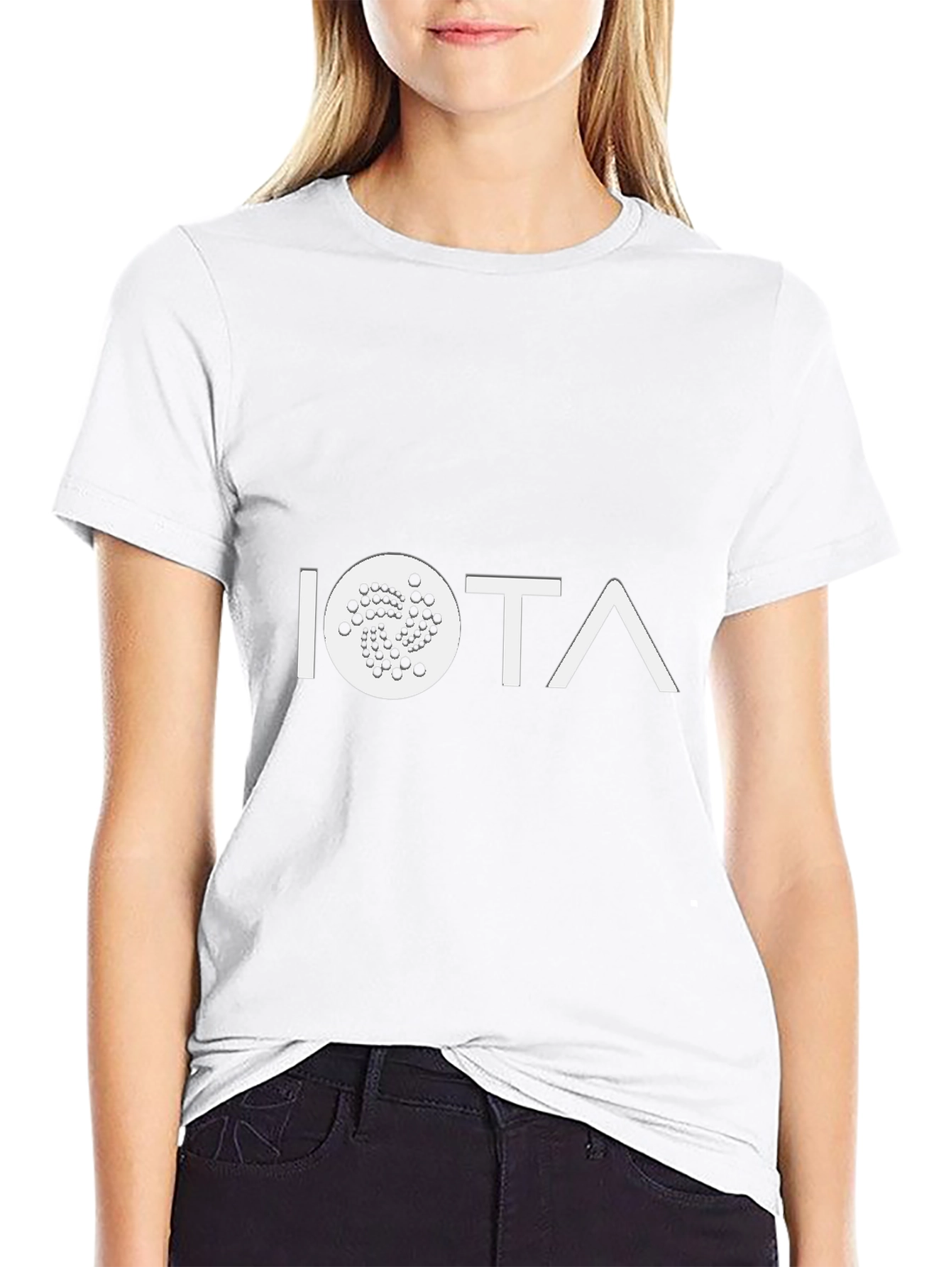 IOTA Cryptocurrency Black T-Shirt - Modern Crypto Tee