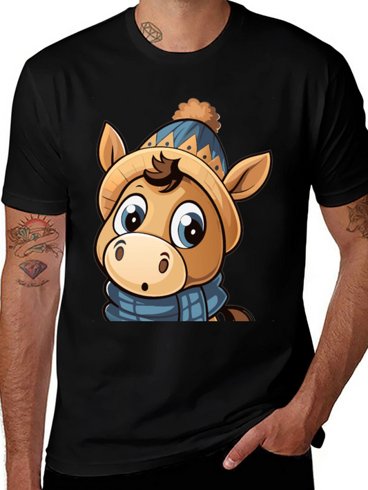 Cute Cartoon Horse T-Shirt