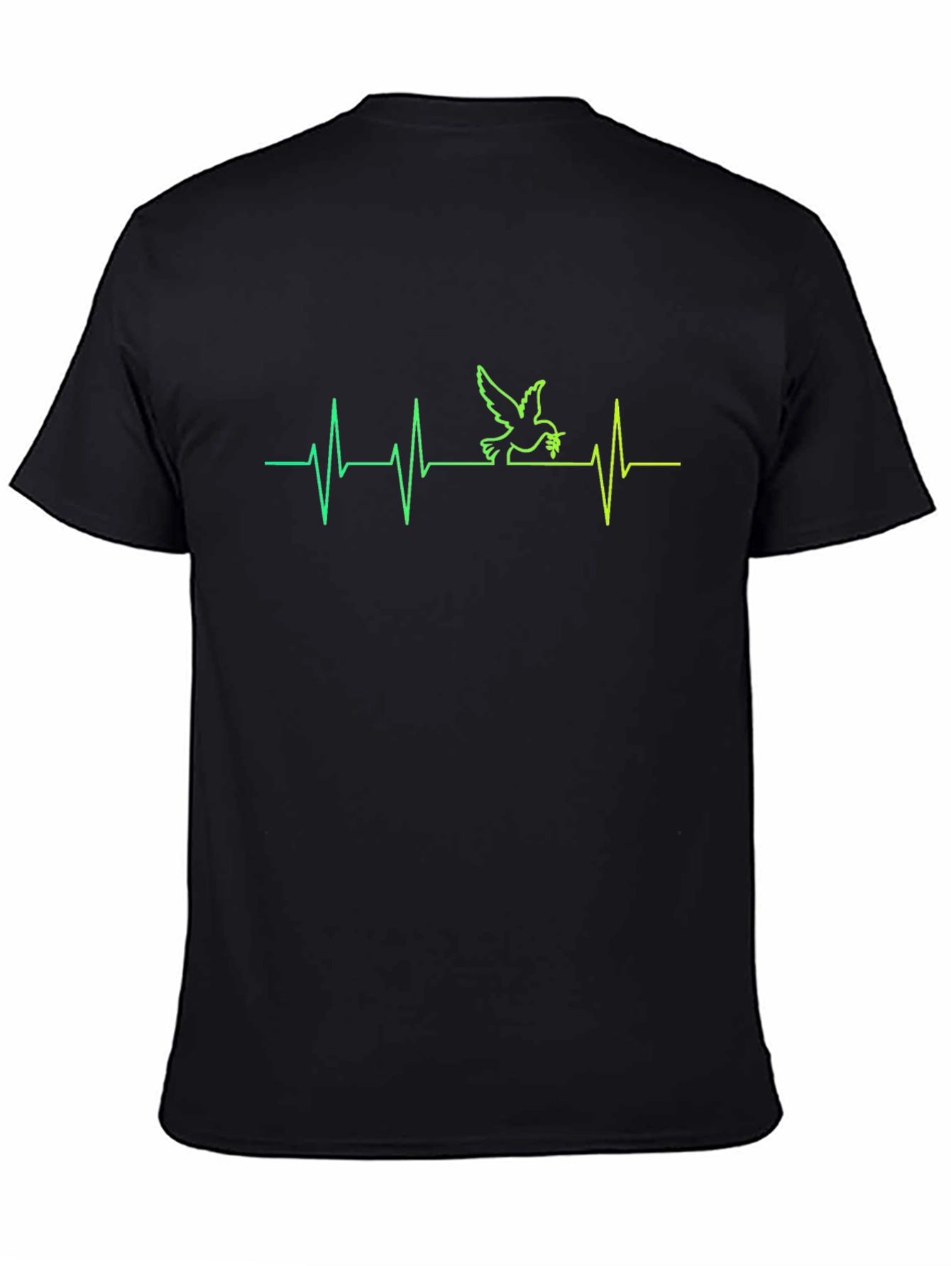 Peace Dove Heartbeat Graphic Tee
