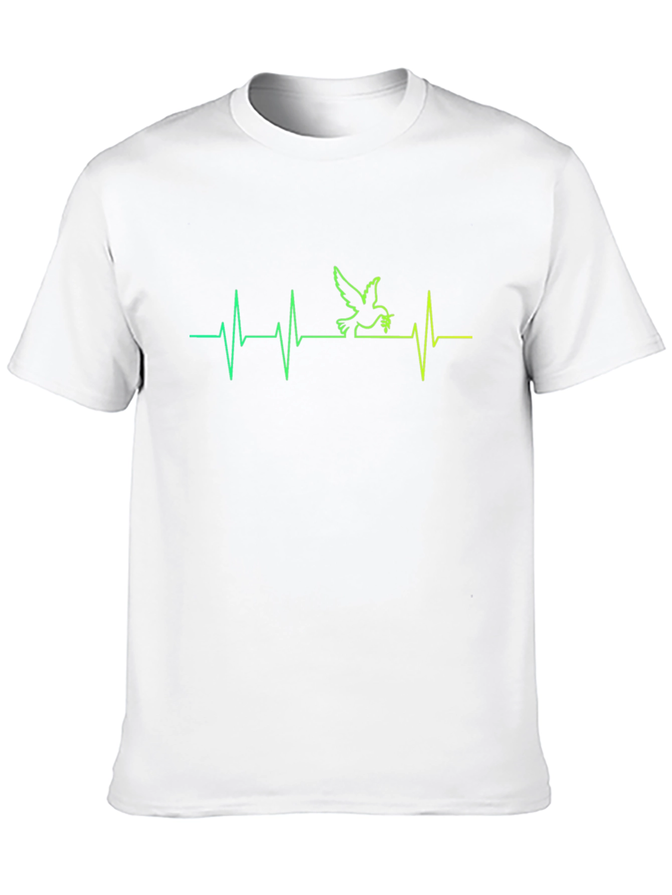 Peace Dove Heartbeat Graphic Tee