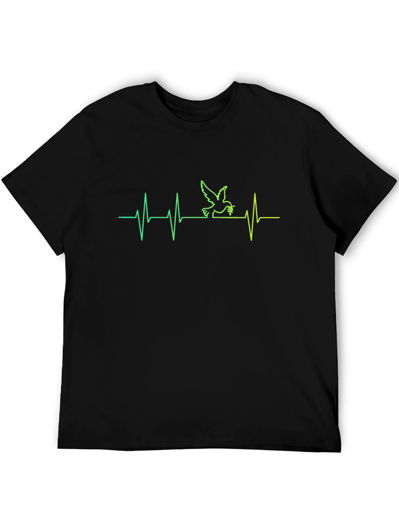 Peace Dove Heartbeat Graphic Tee
