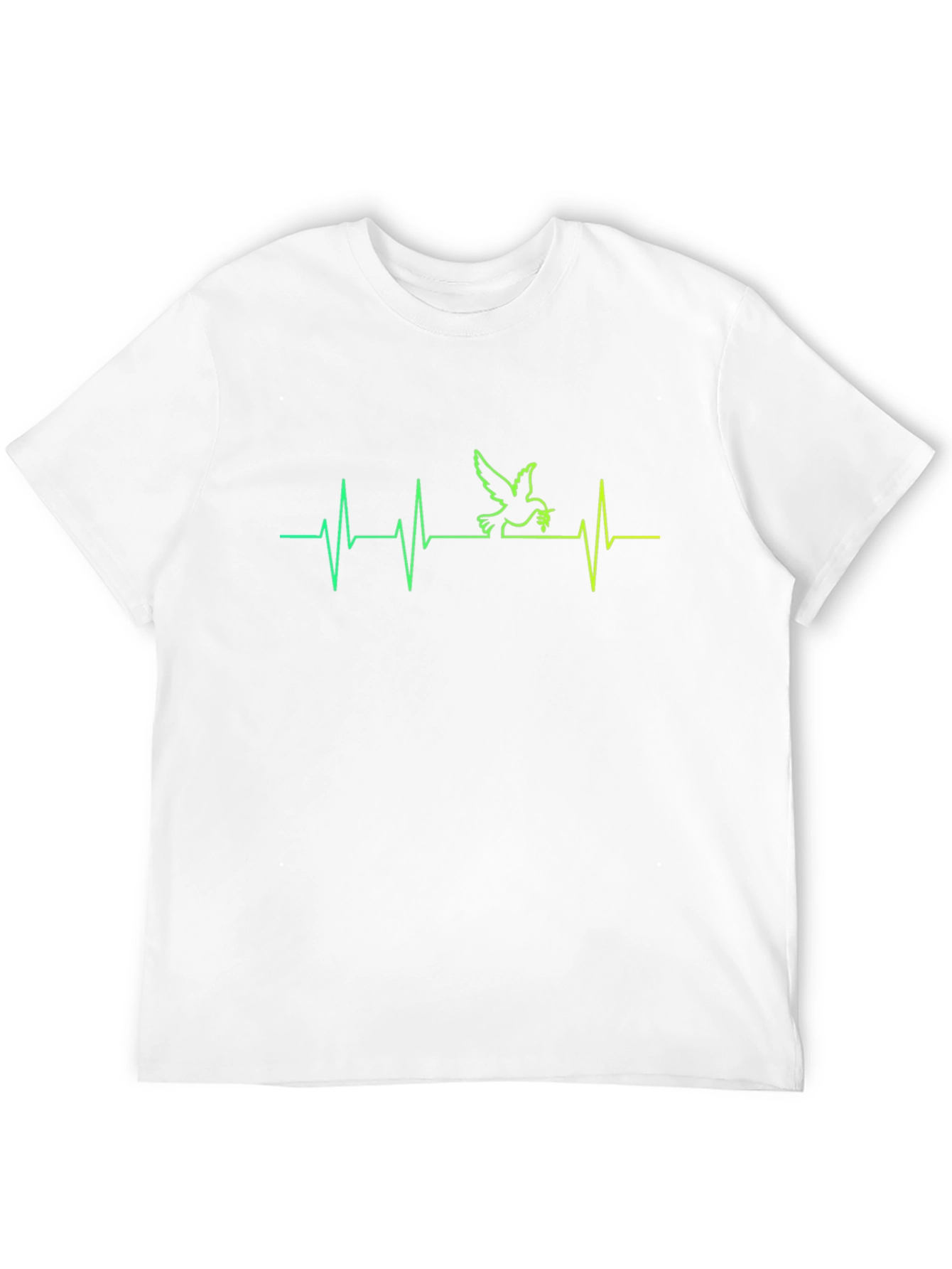 Peace Dove Heartbeat Graphic Tee