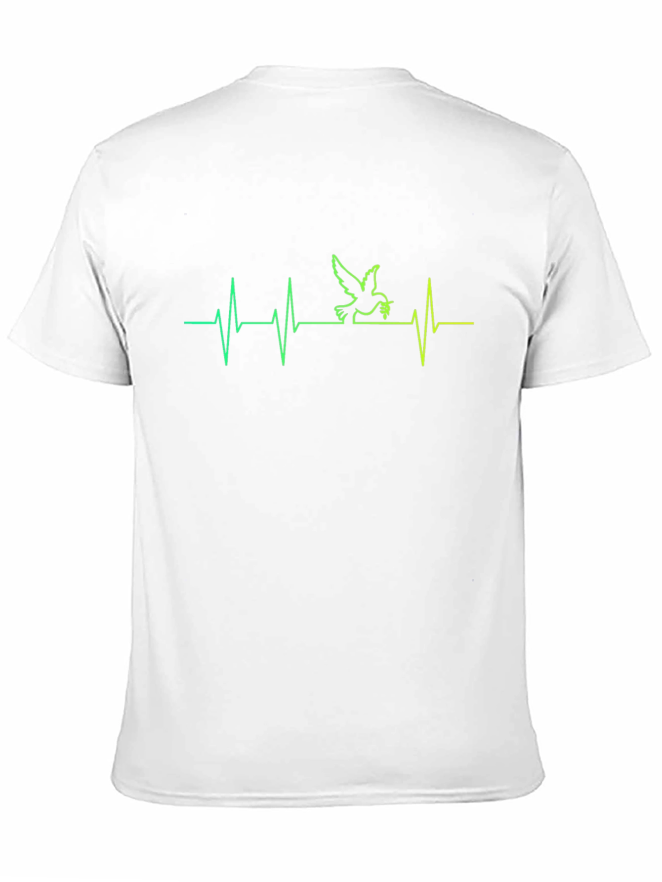 Peace Dove Heartbeat Graphic Tee