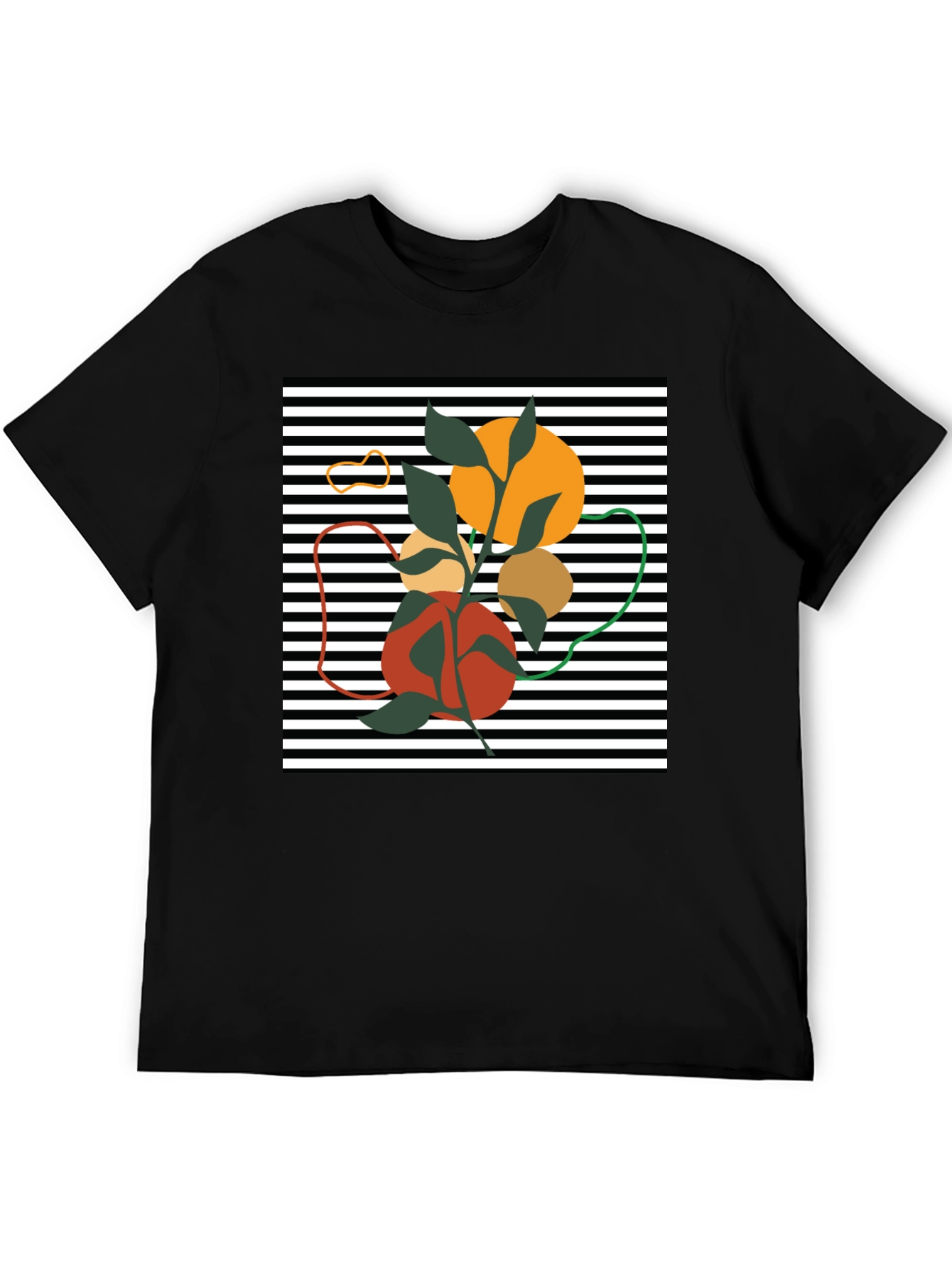 Abstract Graphic Tee - Modern Art Shirt