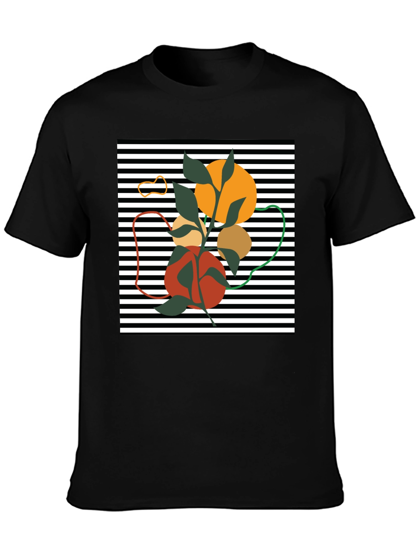 Abstract Graphic Tee - Modern Art Shirt