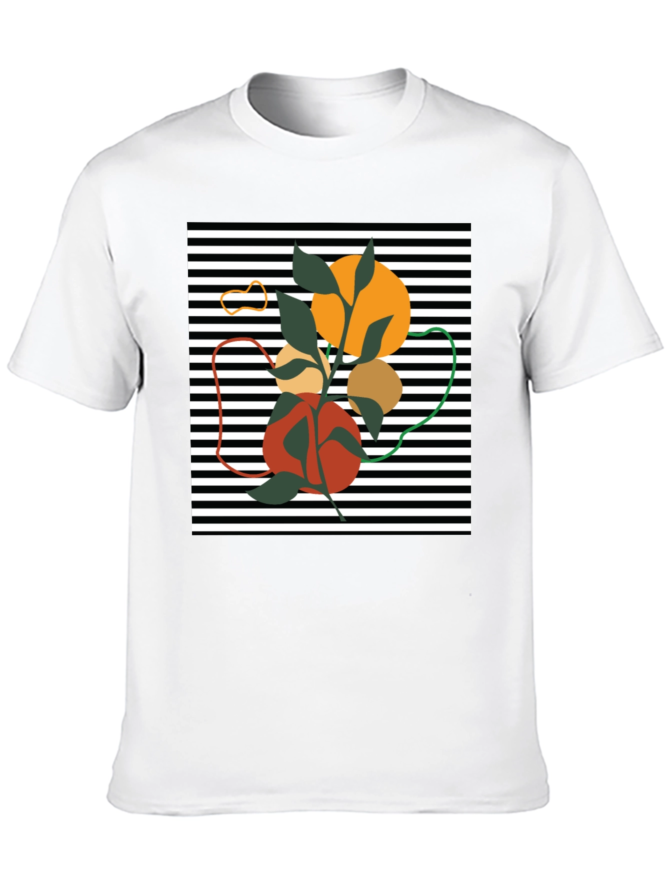 Abstract Graphic Tee - Modern Art Shirt
