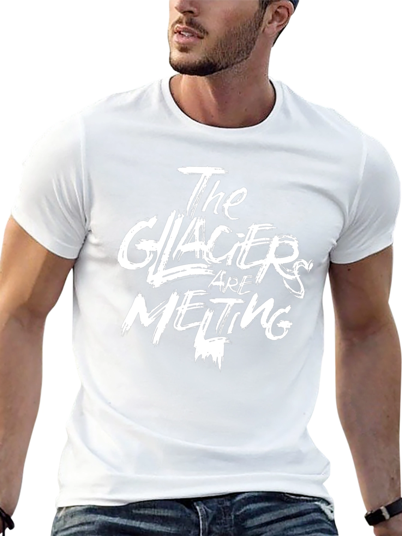 The Glaciers are Melting Graphic Tee - Black