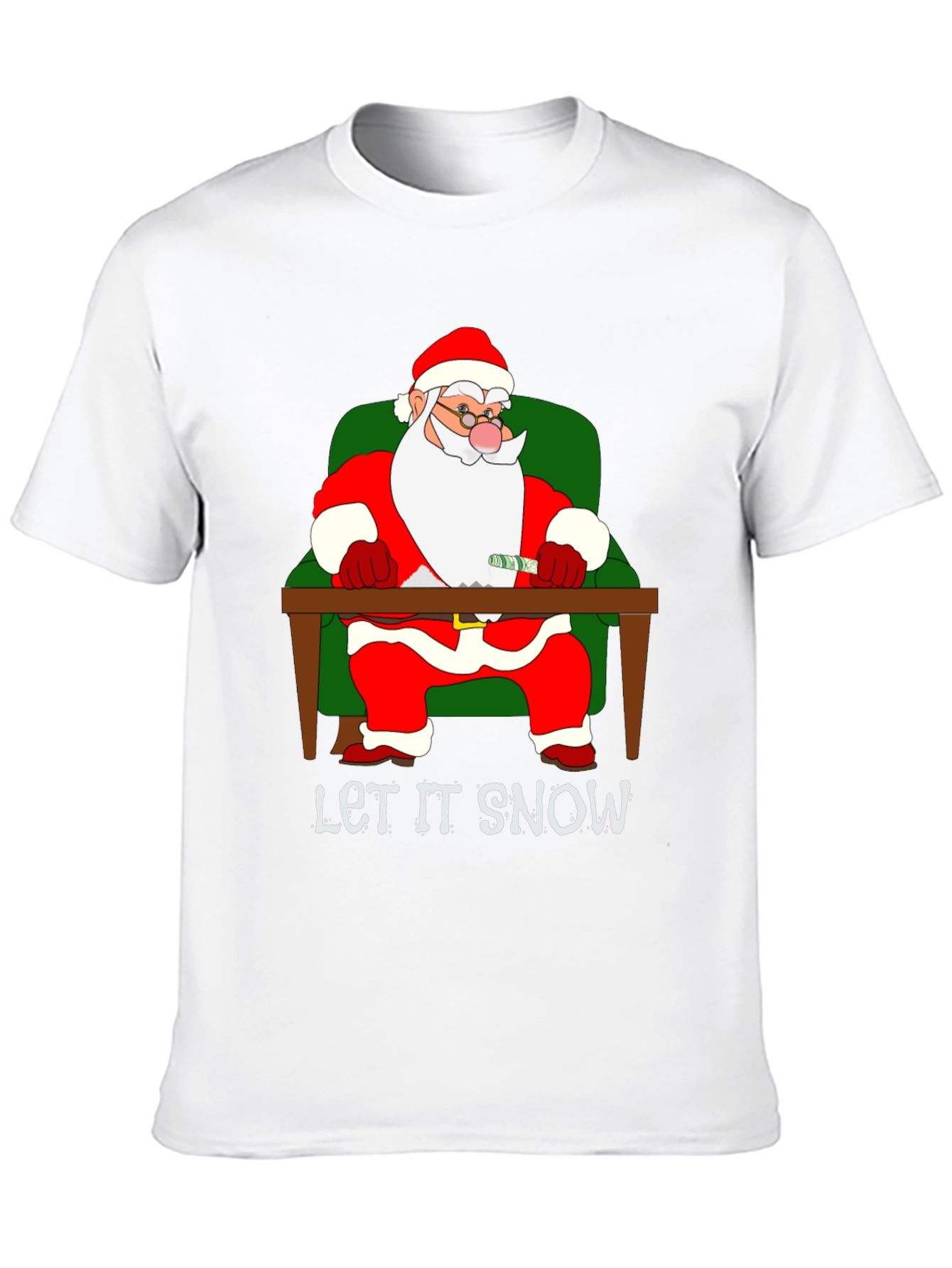 Let It Snow Santa T-Shirt