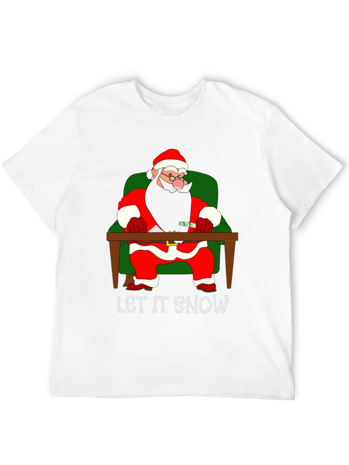 Let It Snow Santa T-Shirt