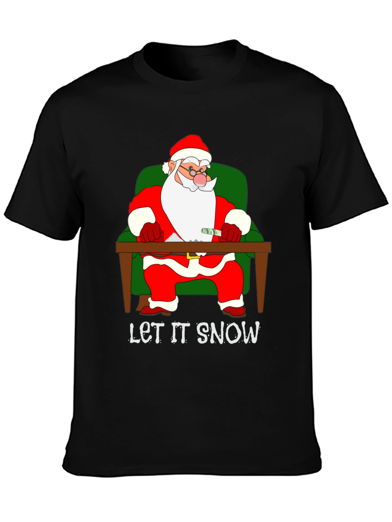 Let It Snow Santa T-Shirt