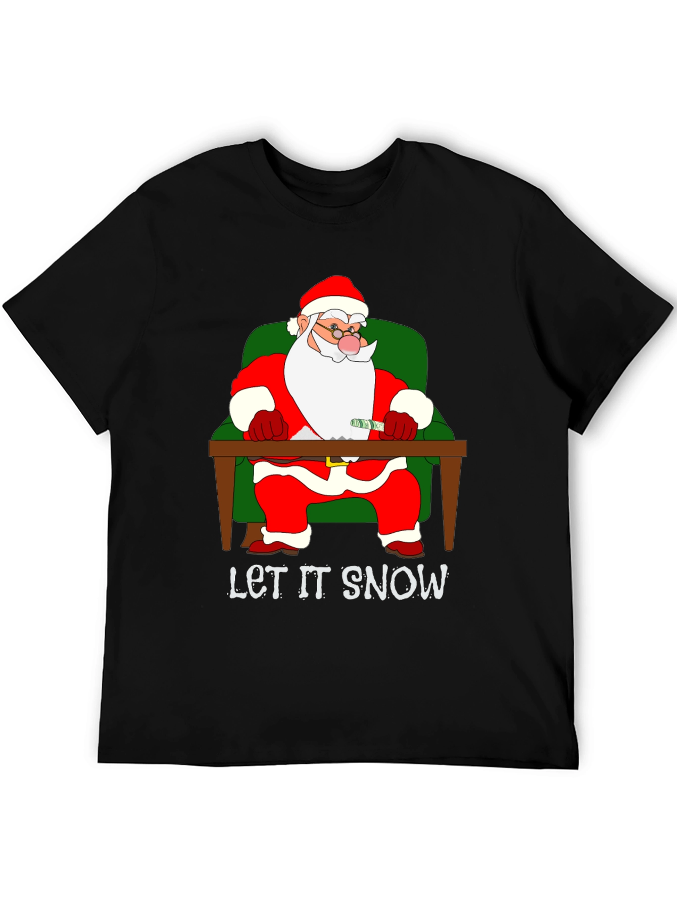 Let It Snow Santa T-Shirt