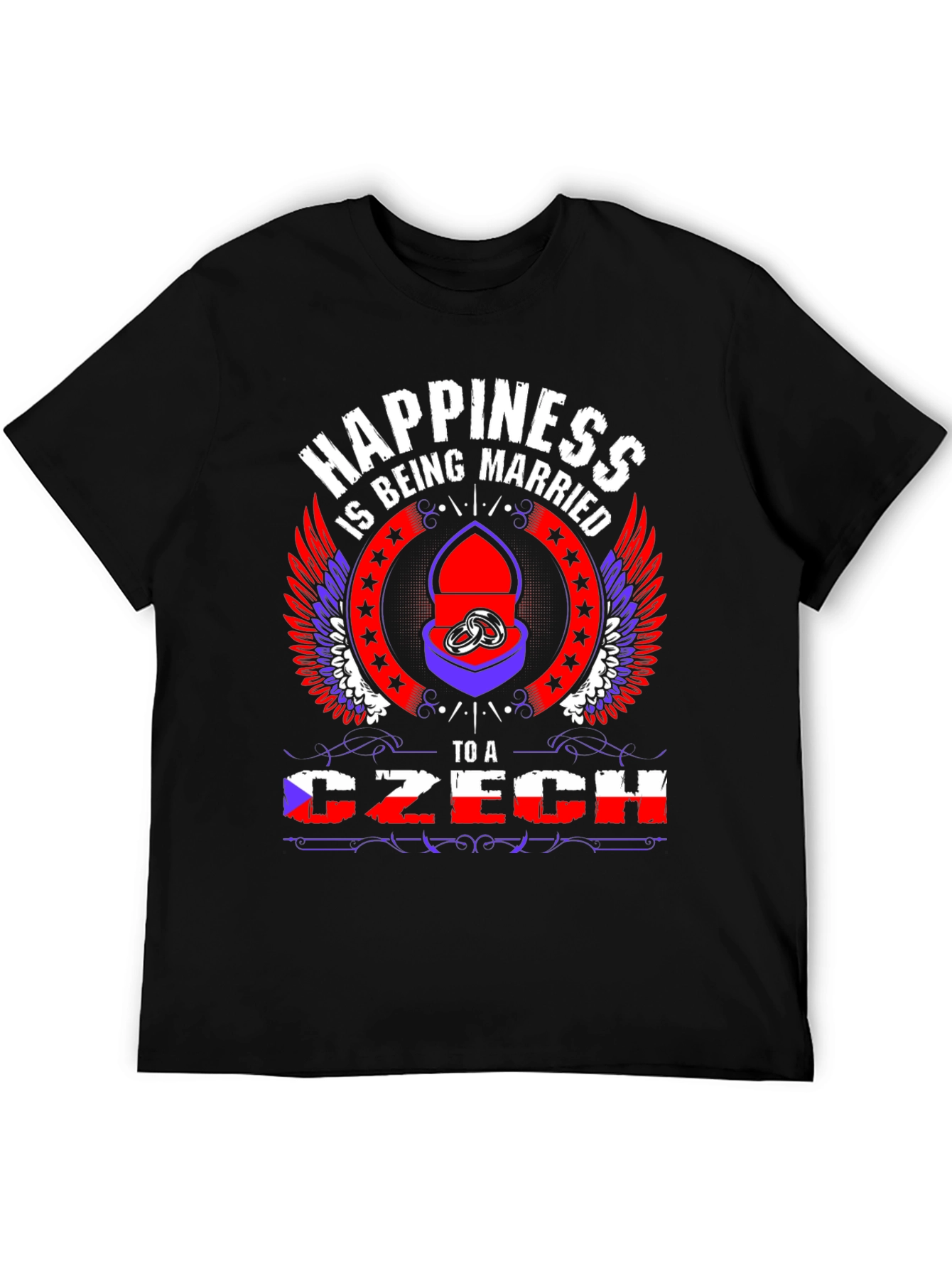Happiness Married to Czech T-Shirt