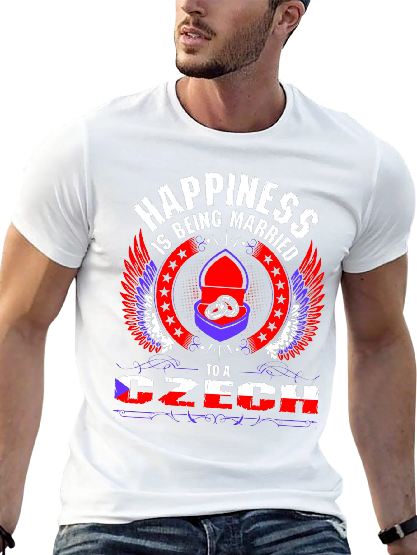 Happiness Married to Czech T-Shirt