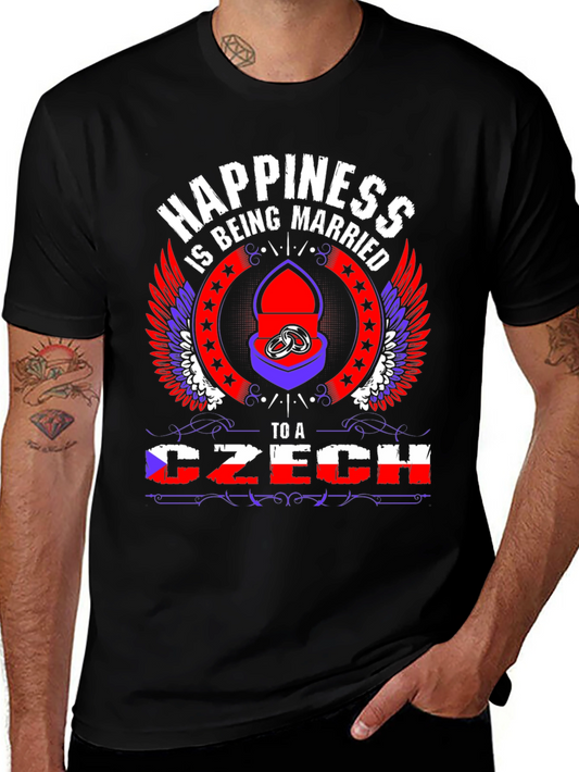 Happiness Married to Czech T-Shirt