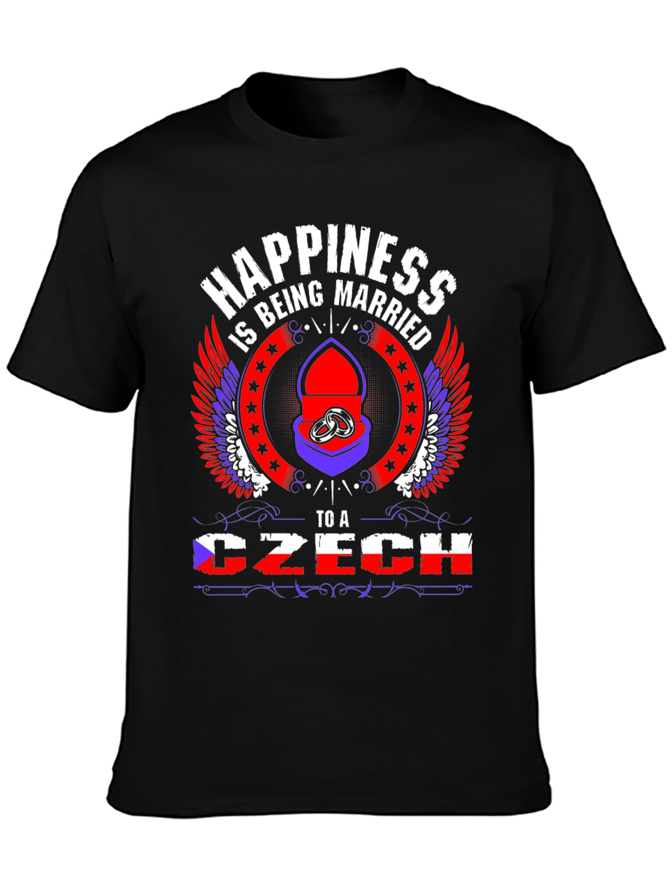 Happiness Married to Czech T-Shirt
