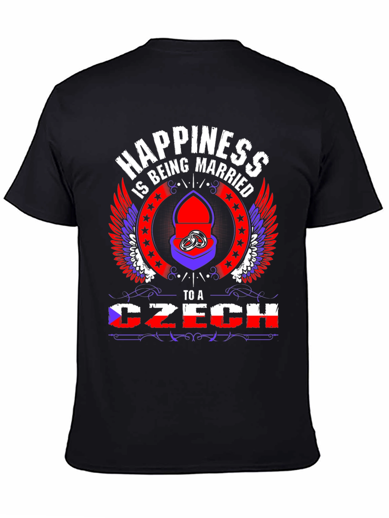 Happiness Married to Czech T-Shirt