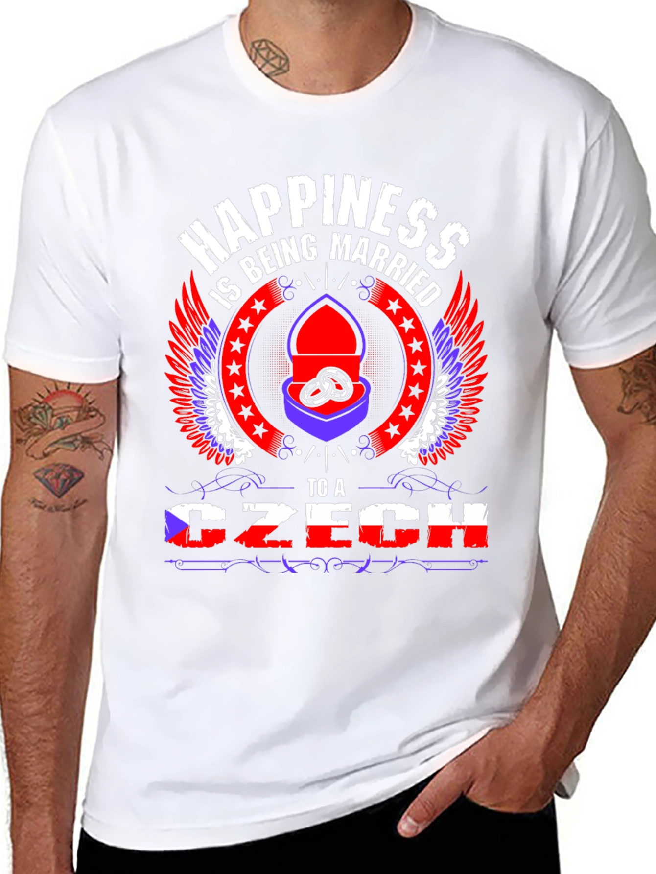 Happiness Married to Czech T-Shirt