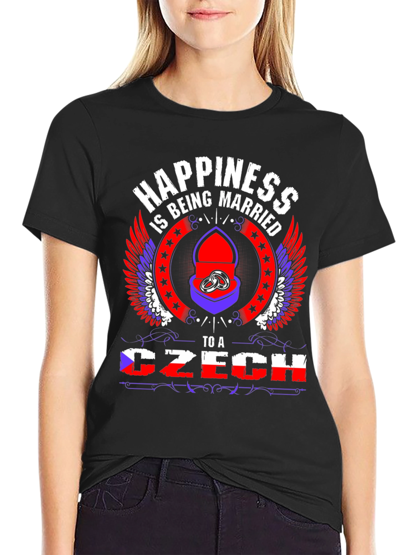 Happiness Married to Czech T-Shirt