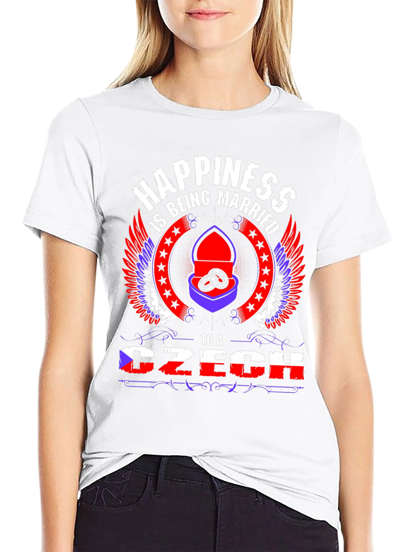 Happiness Married to Czech T-Shirt