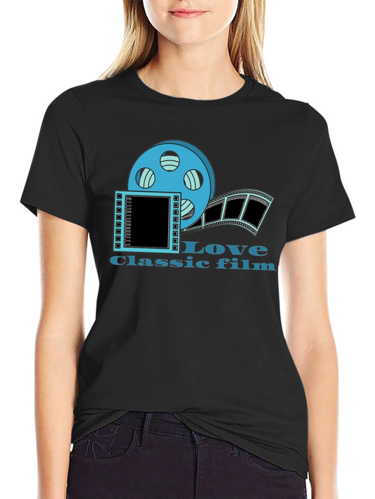 Classic Film Lover T-Shirt - Movie Buff Tee
