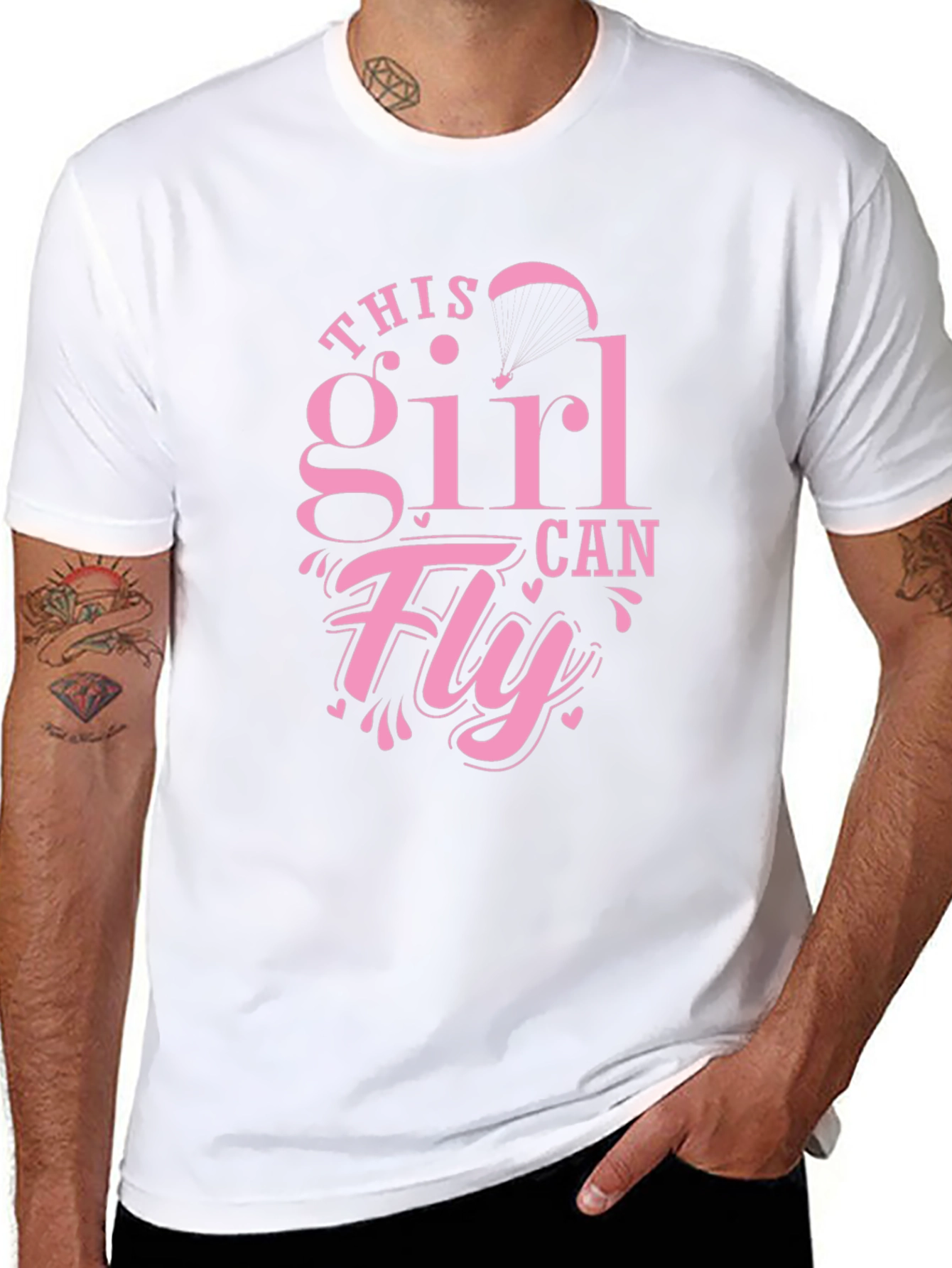 This Girl Can Fly - Novelty T-Shirt