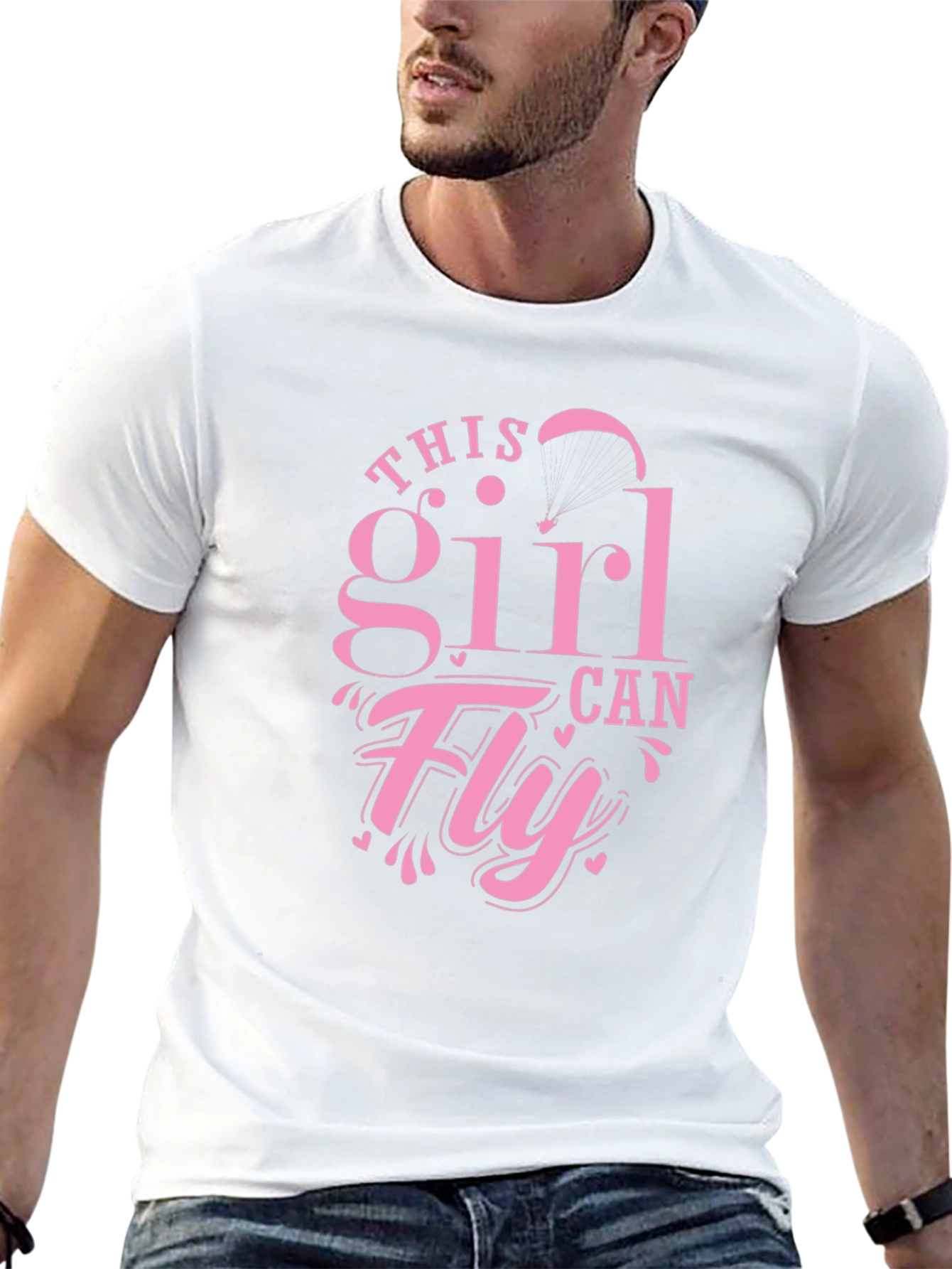 This Girl Can Fly - Novelty T-Shirt
