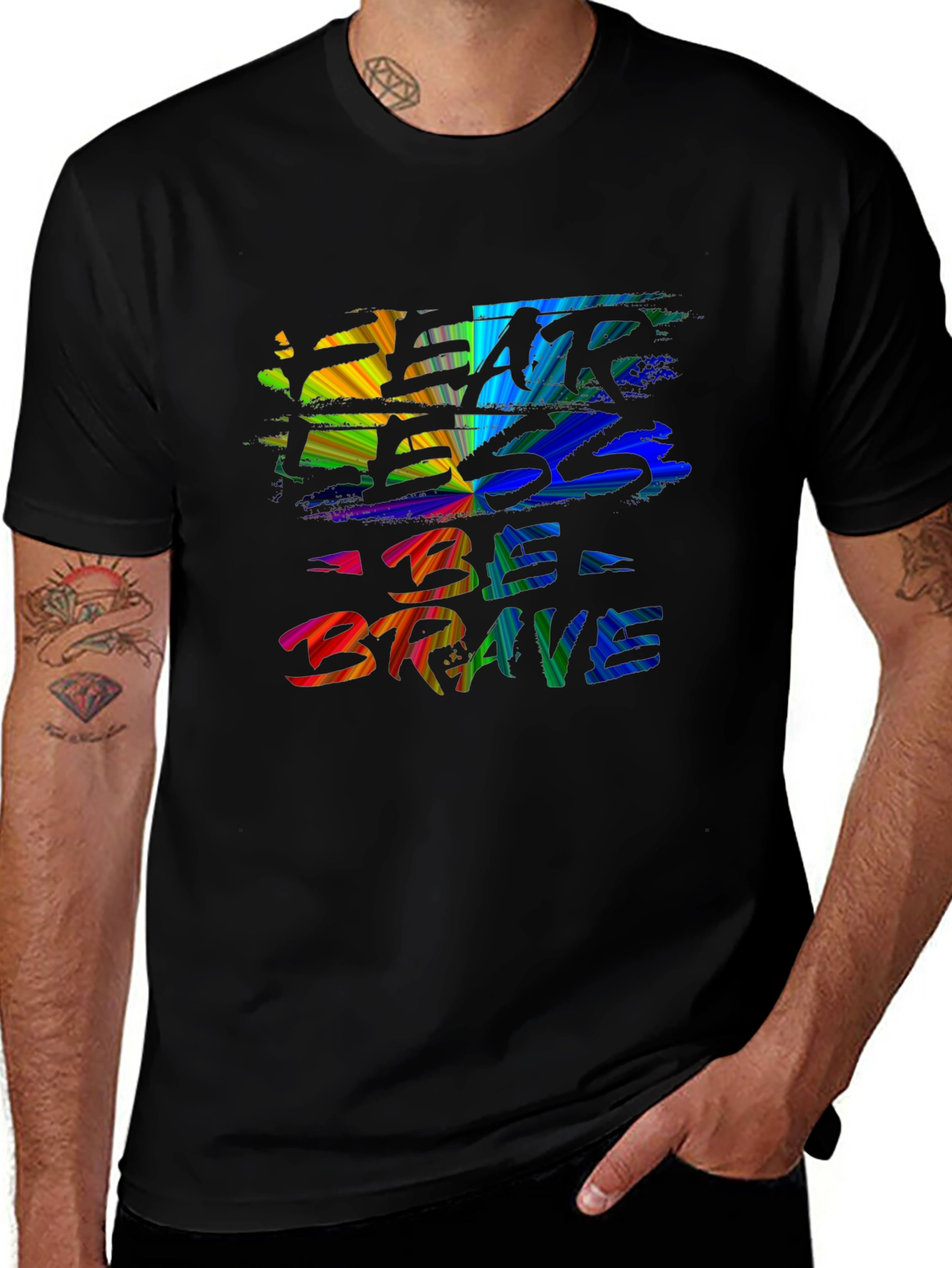 Fear Less Be Brave T-Shirt