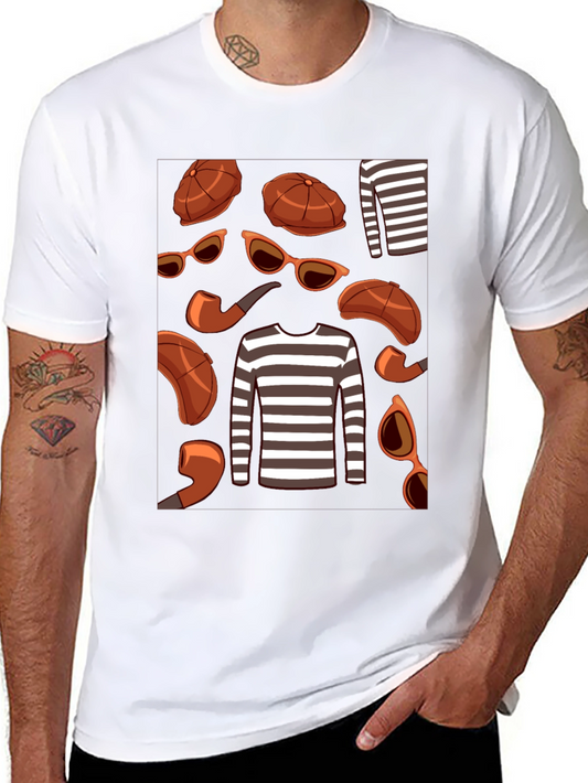 Detective Style Graphic T-Shirt