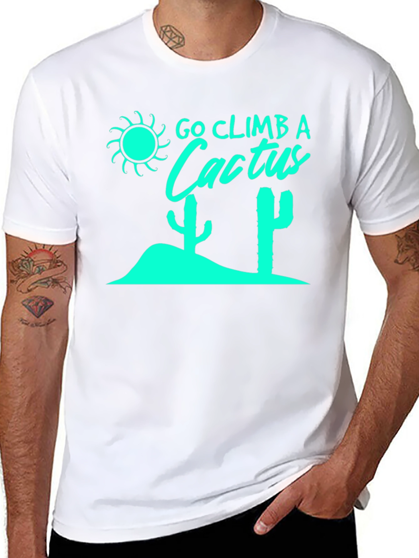 Go Climb a Cactus Graphic Tee